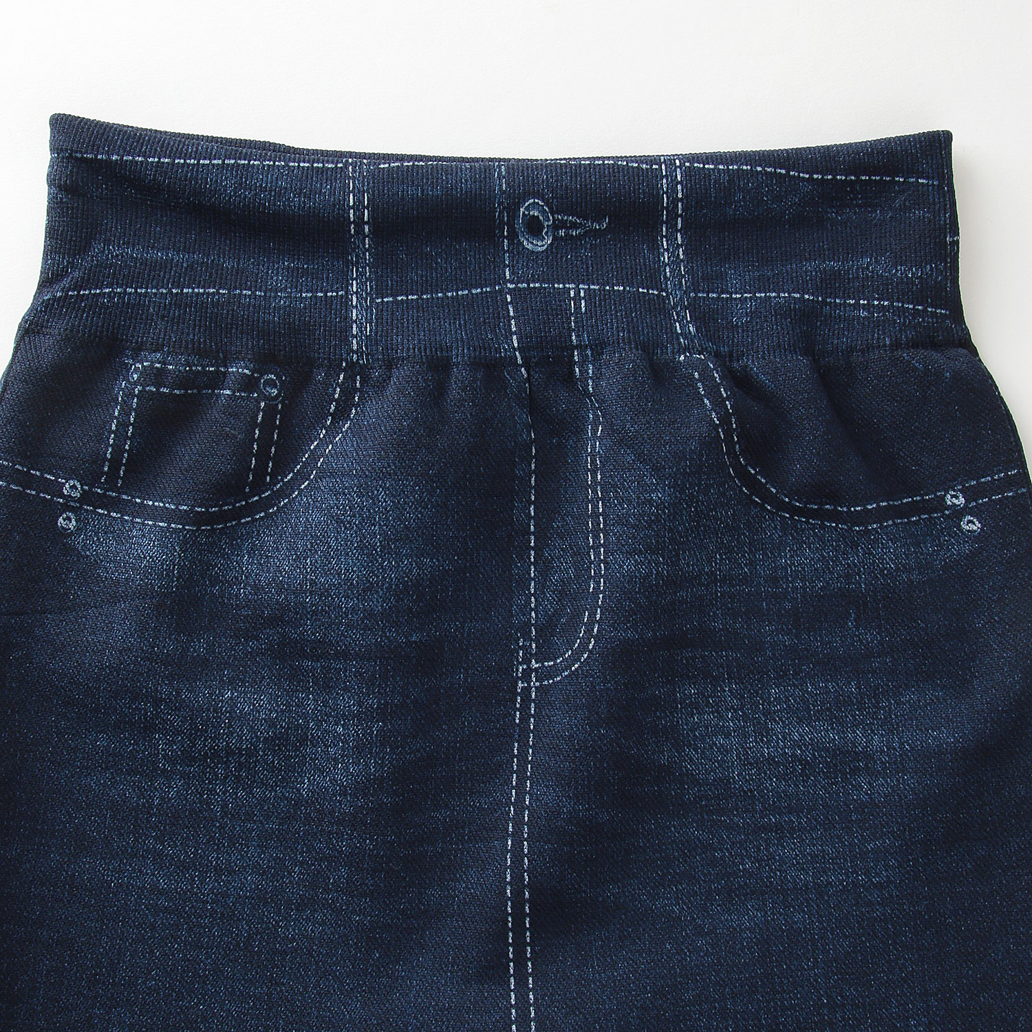 裏パイル スーパーストレッチ デニム風レギンス【在庫限り】 - 画像4