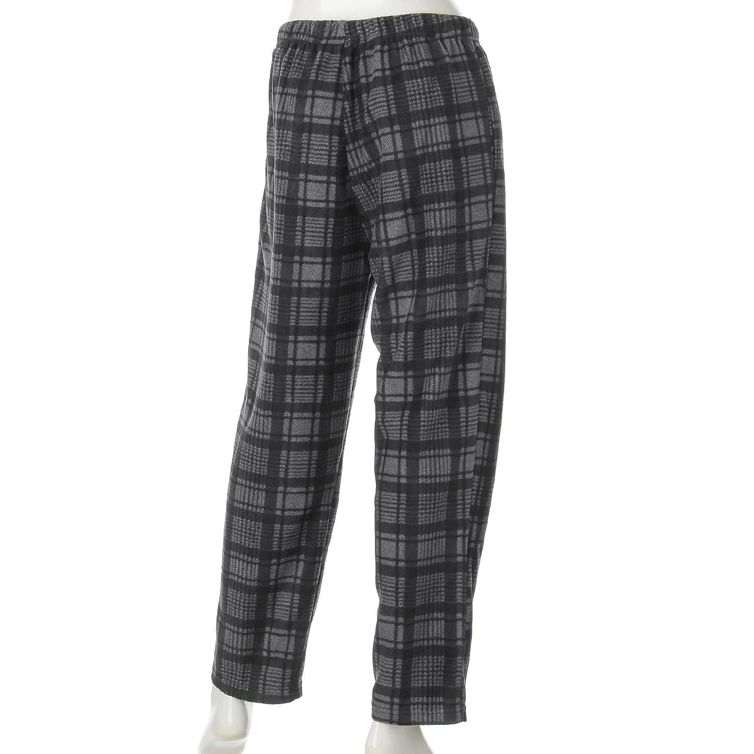 リラックスパンツ  あったかフリース素材 チェック柄【在庫限り】 - 画像2