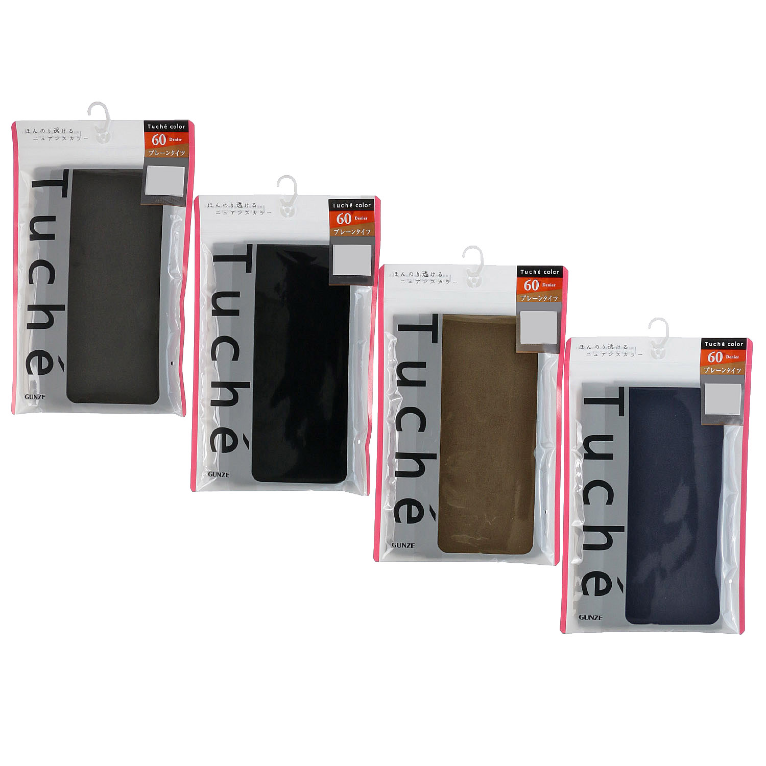 GUNZE Tuche  カラータイツ 60デニール【在庫限り】 - 画像1