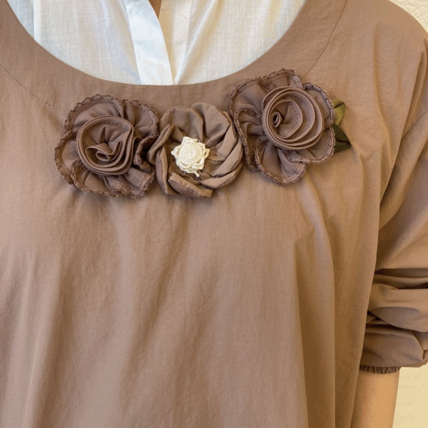 ナイロン花モチーフ割烹着 - 画像8