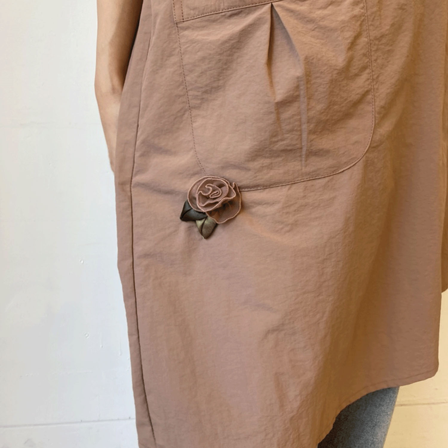 ナイロン花モチーフ割烹着 - 画像9