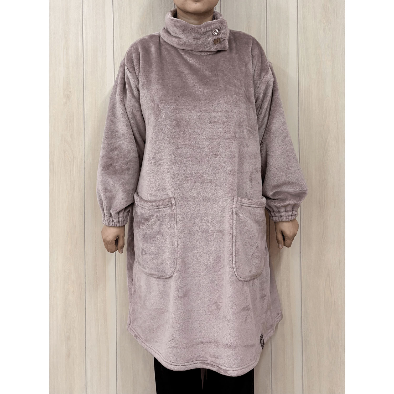 ECRU ファーボアハイネックカッポー - 画像2