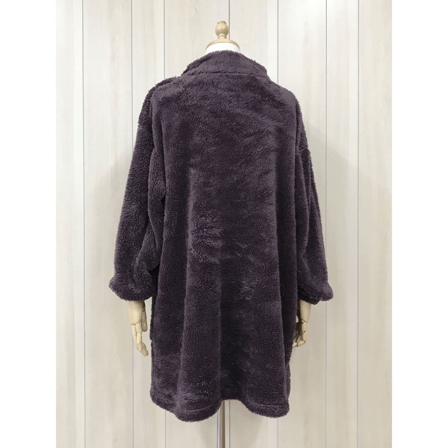 ボア無地ネコアップリケハイネックカッポー - 画像7