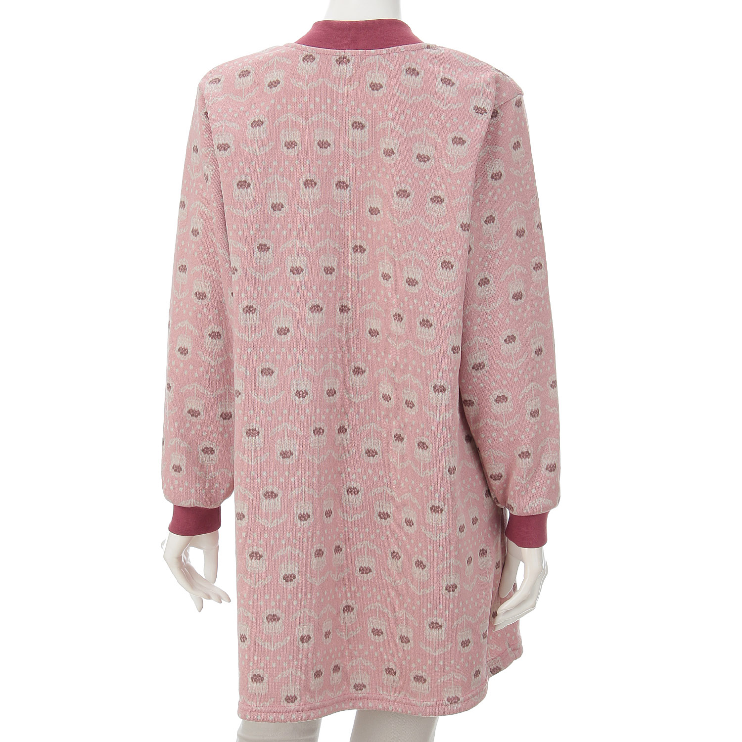 ビッグママ 裏起毛ニットカッポウ - 画像4