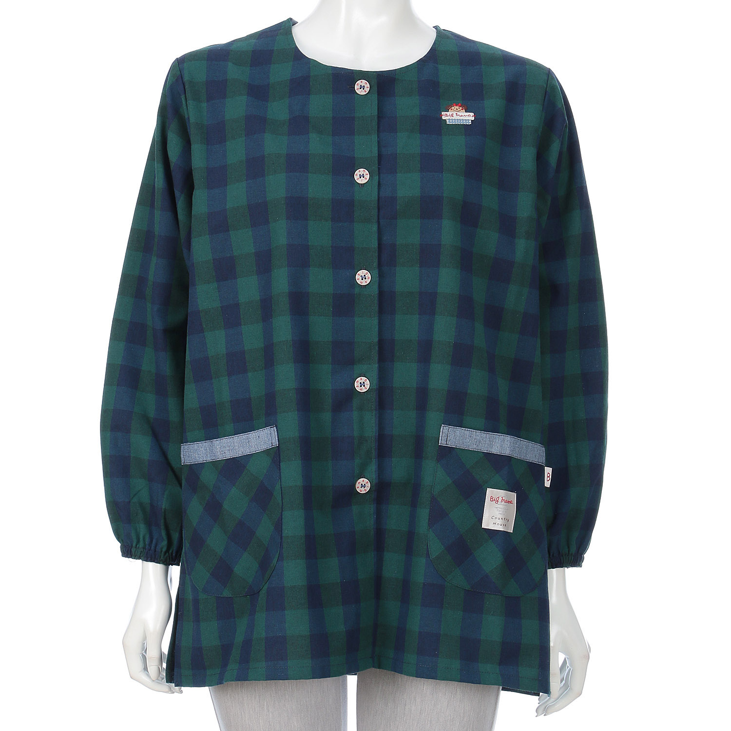 ビッグママ チェックスモック - 画像5