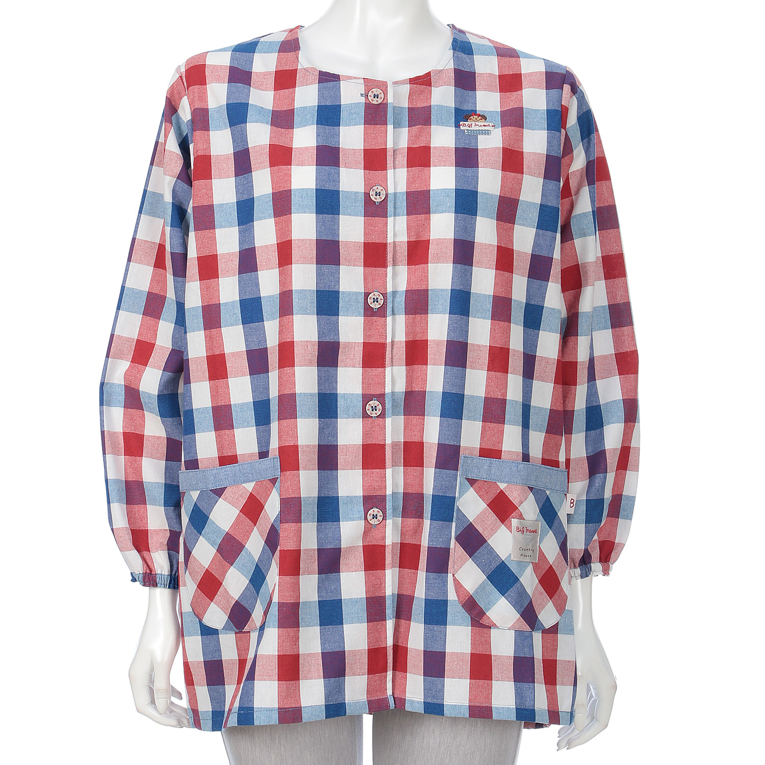 ビッグママ チェックスモック - 画像1