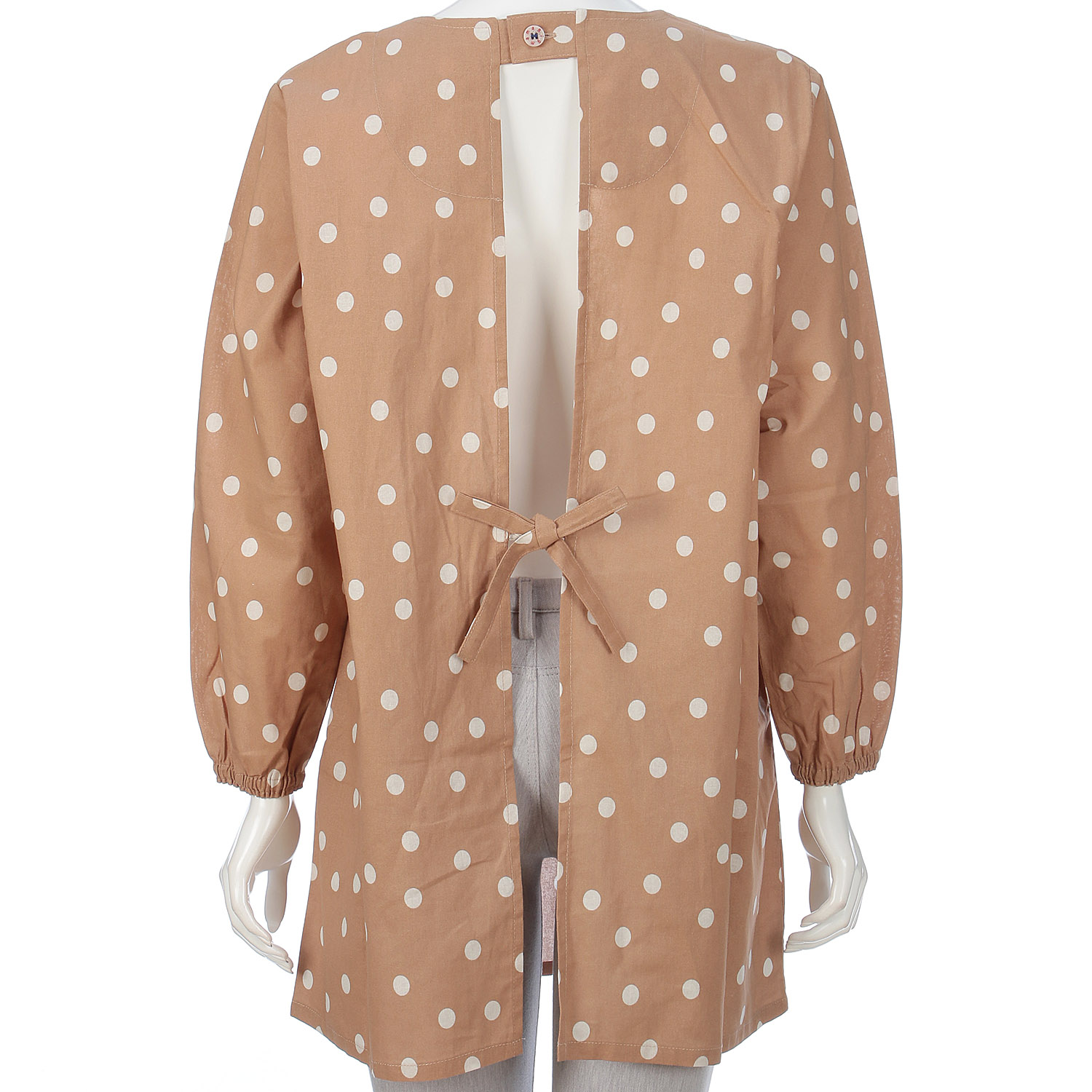 ビッグママ 水玉プリントカッポウ - 画像3