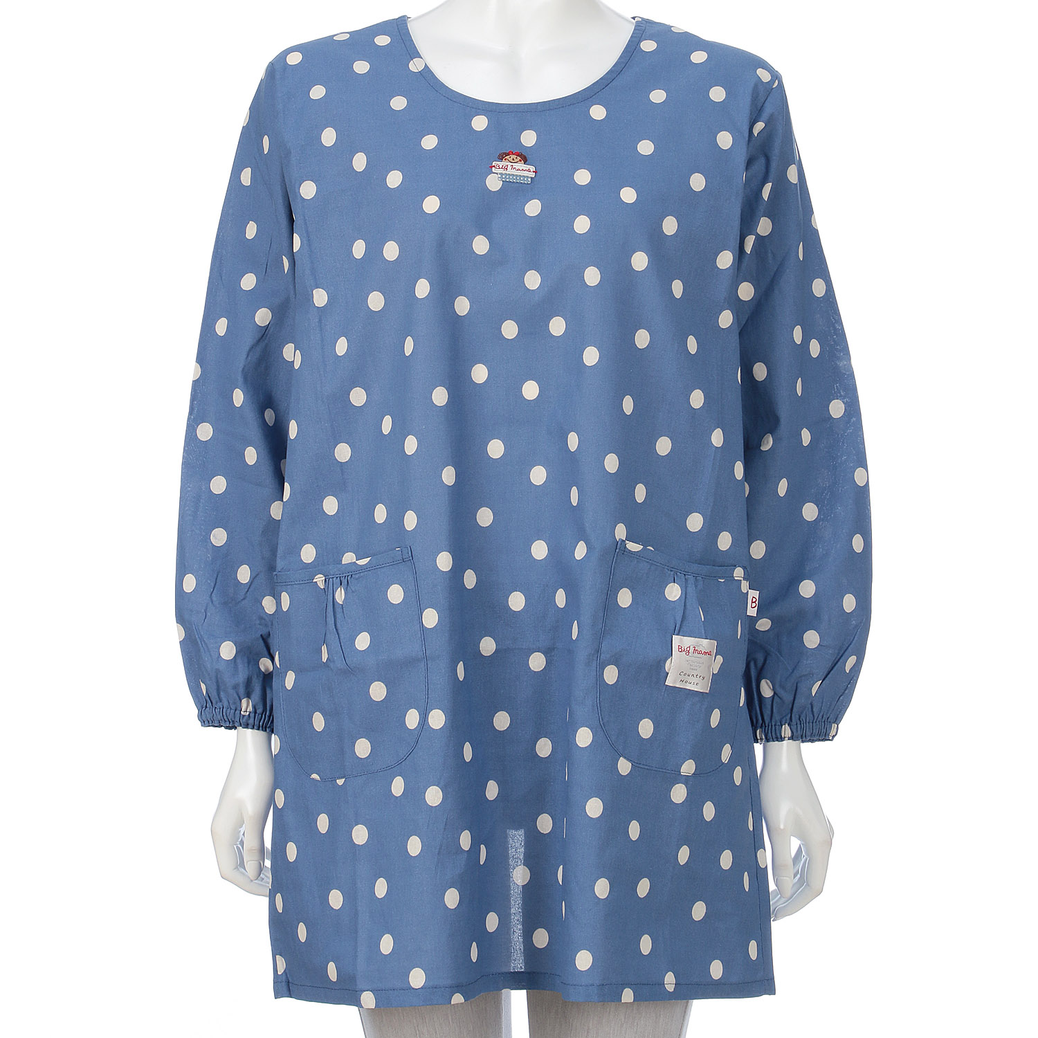ビッグママ 水玉プリントカッポウ - 画像4