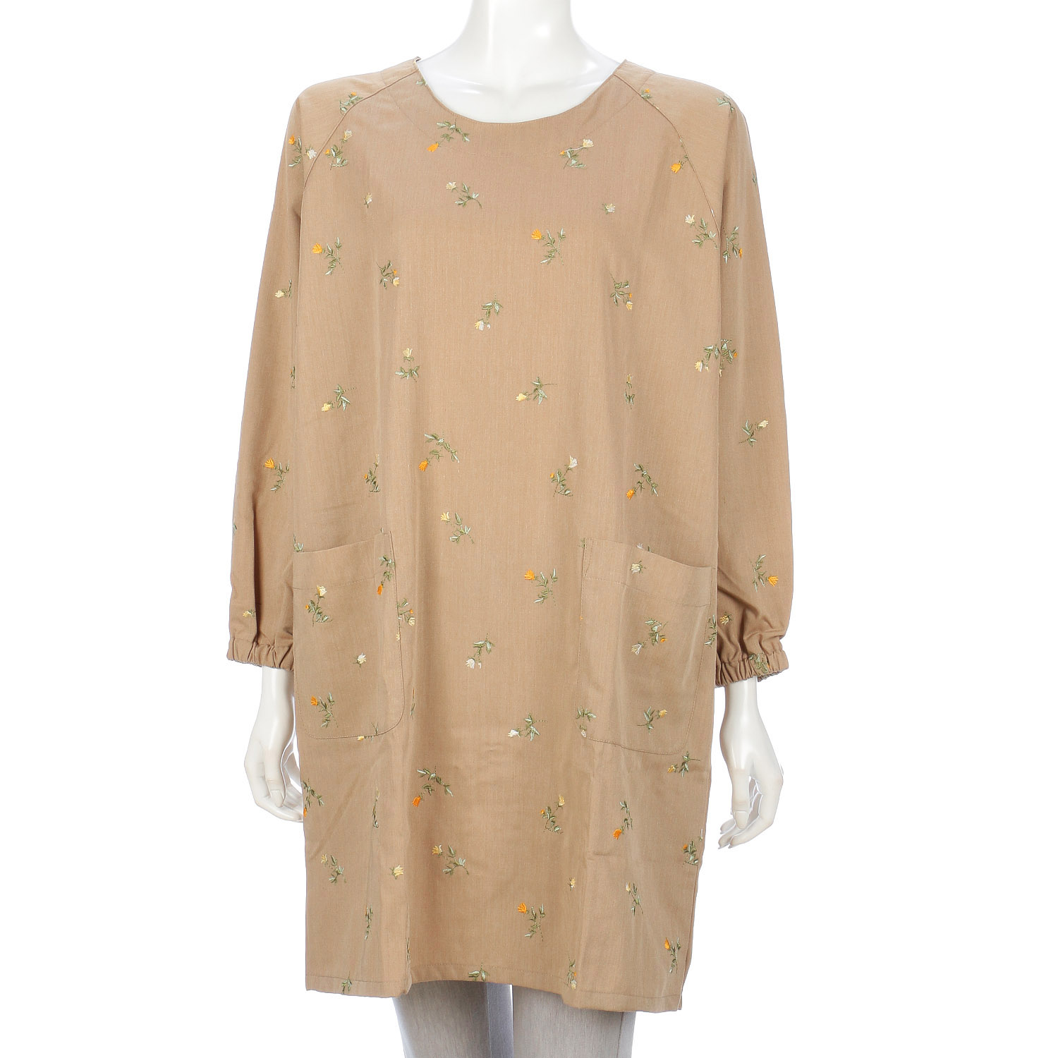 花柄総刺繍かっぽう着 - 画像12