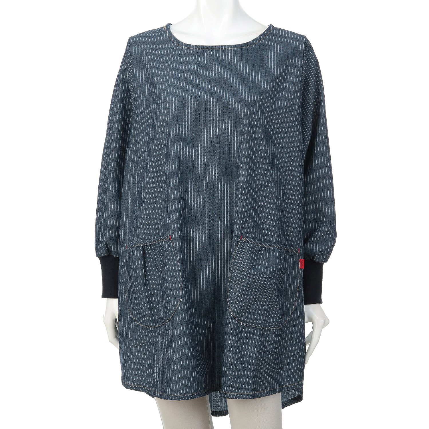 naturie デニムストライプタブリエ - 画像2