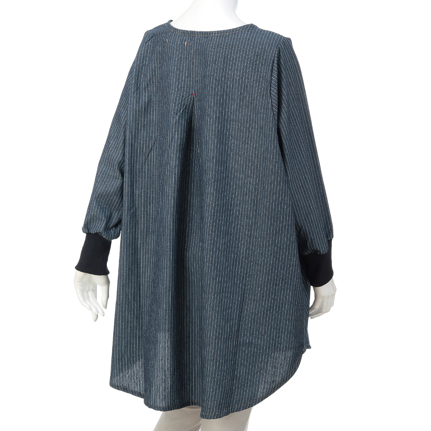 naturie デニムストライプタブリエ - 画像3