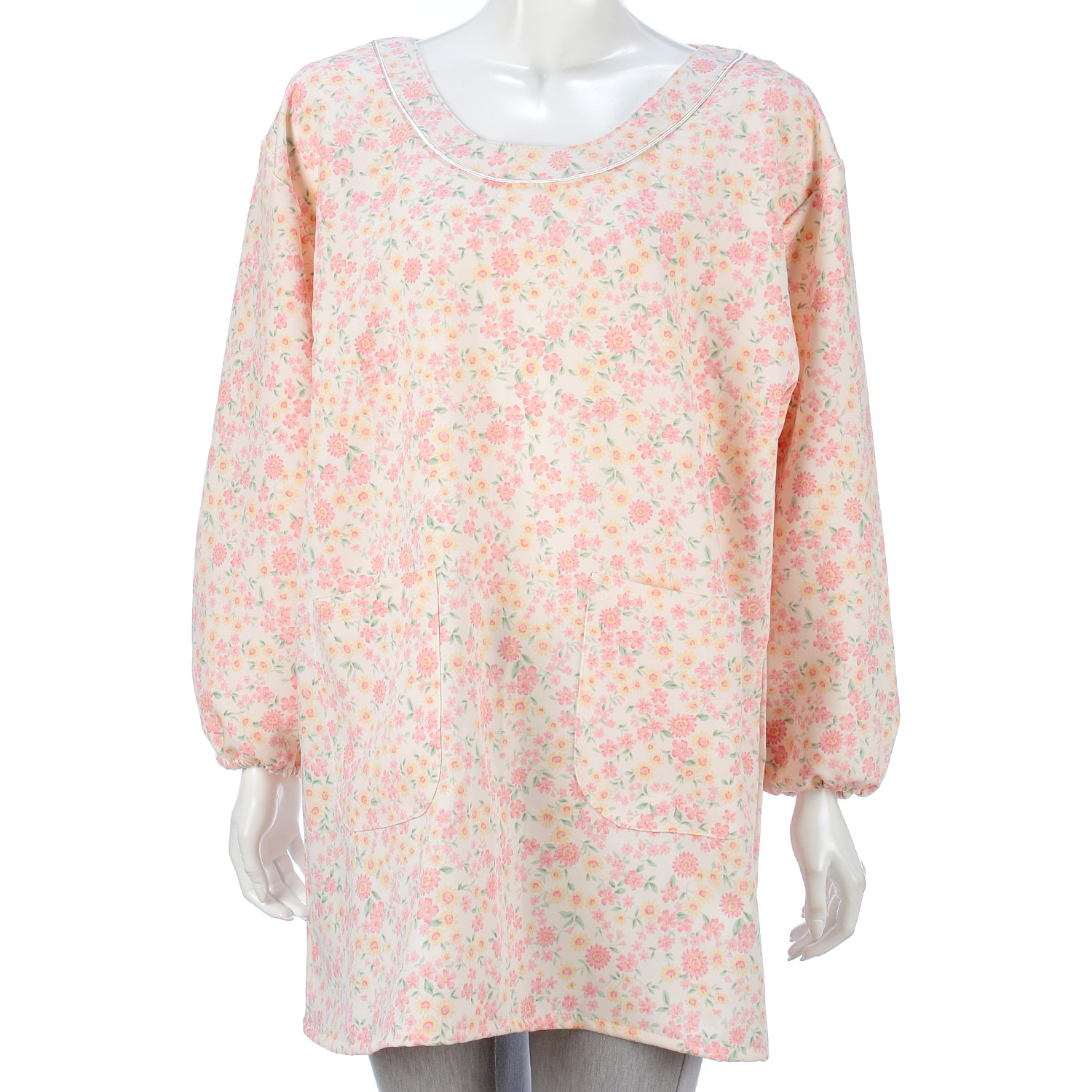 ストレッチ小花柄柄かっぽう着