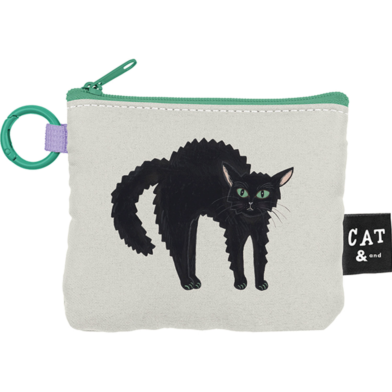 キャットアンド そで山かほ子  クッションミニポーチ - 画像1