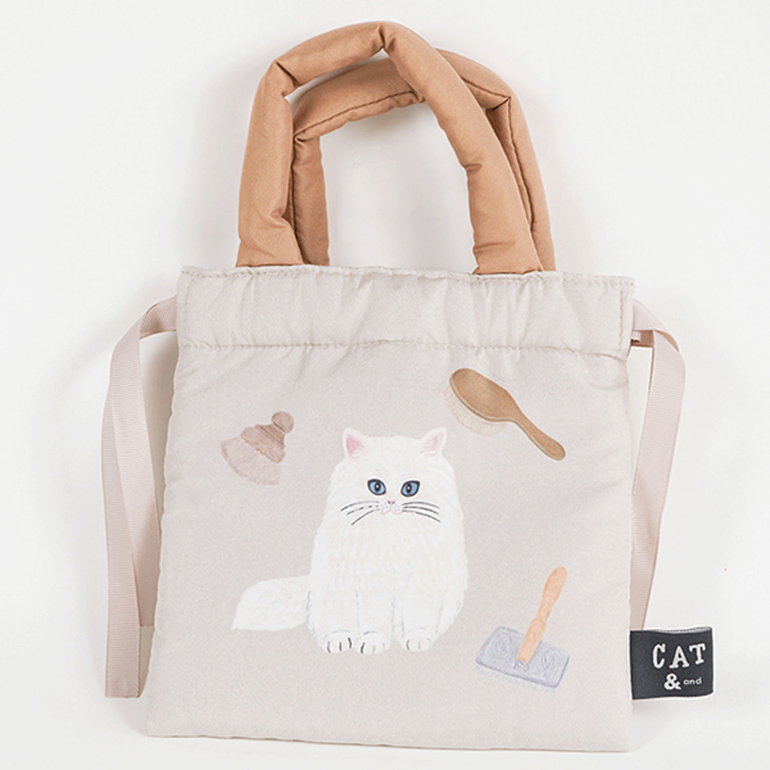 キャットアンド そで山かほ子  クッション巾着 - 画像2