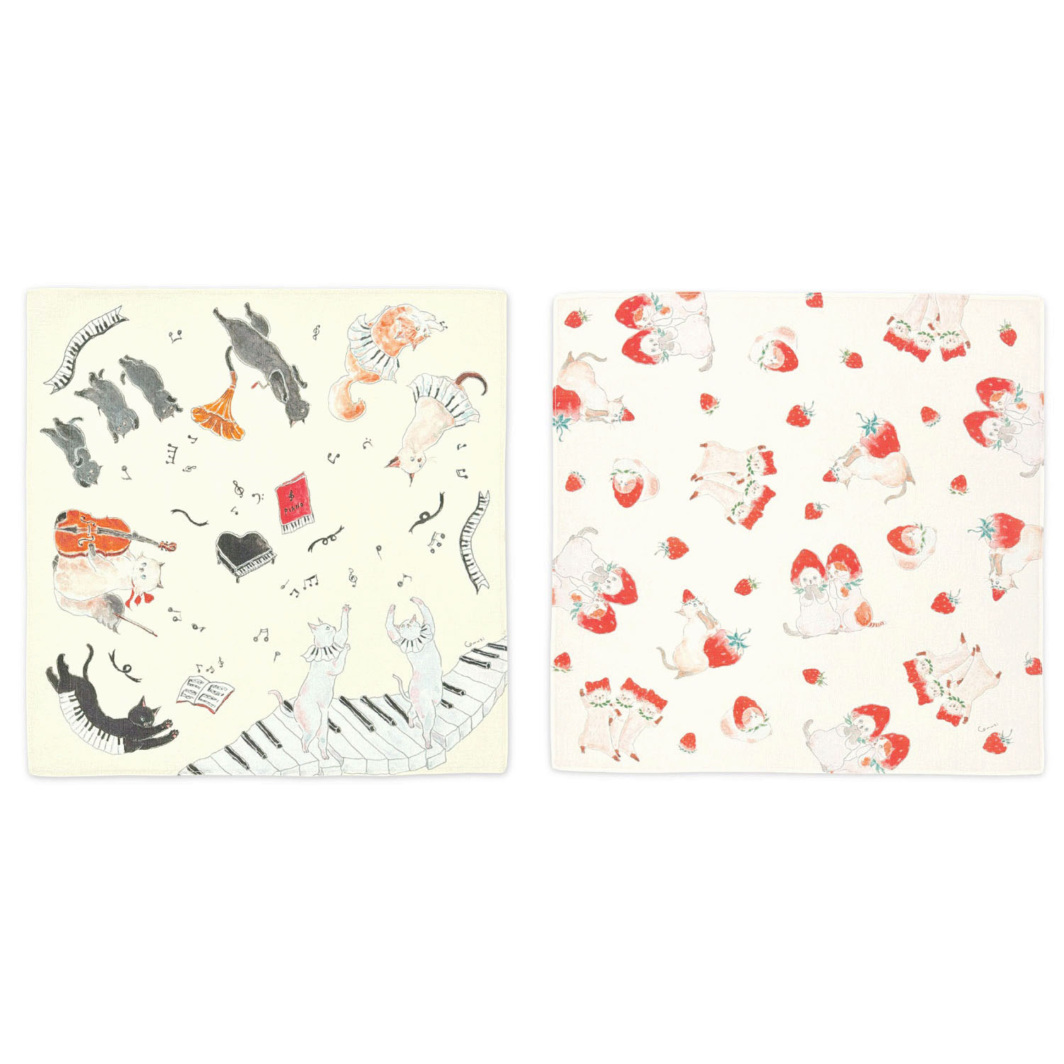 トコロコムギ ハンカチ - 画像1