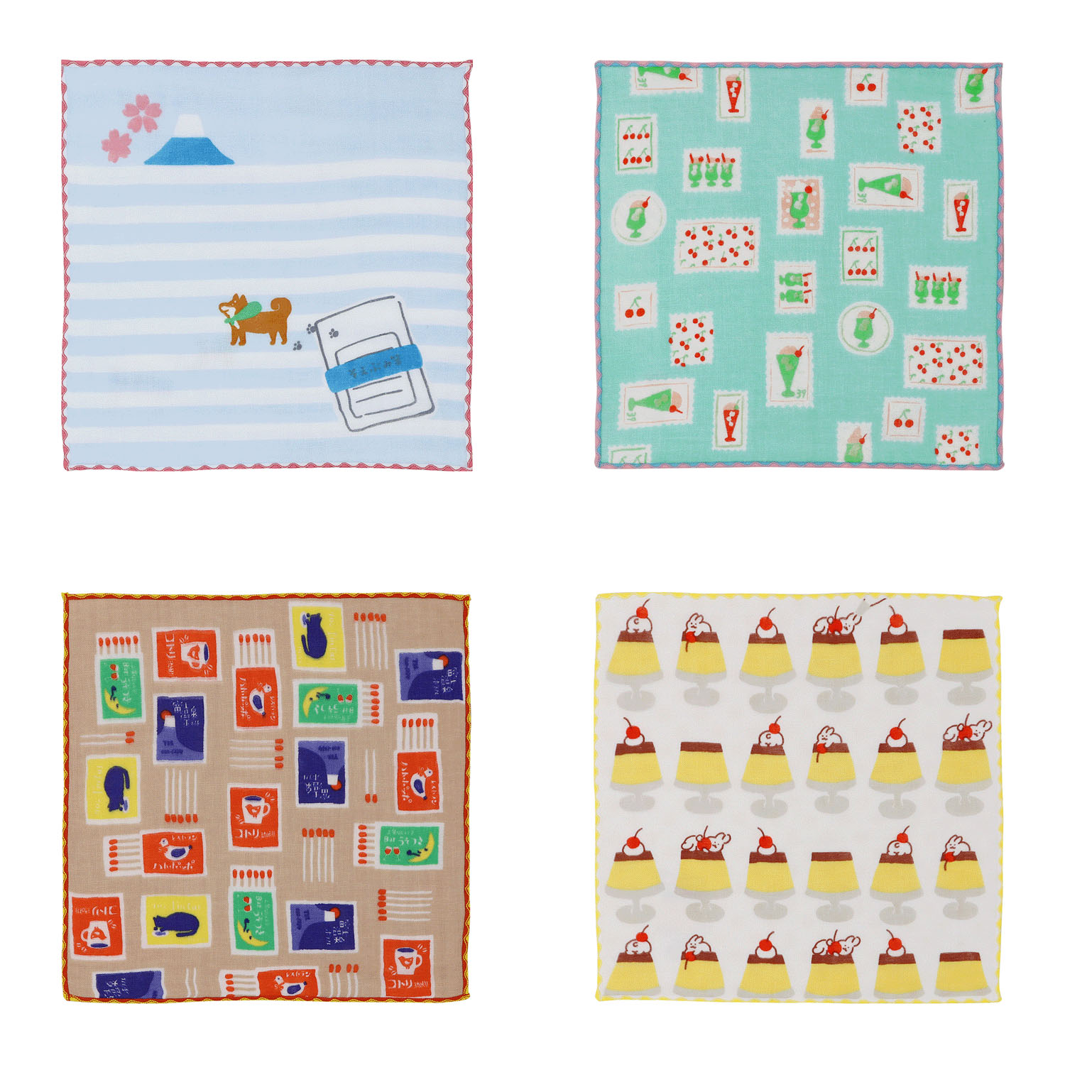 Old Resta×古川紙工 ハンカチ - 画像1