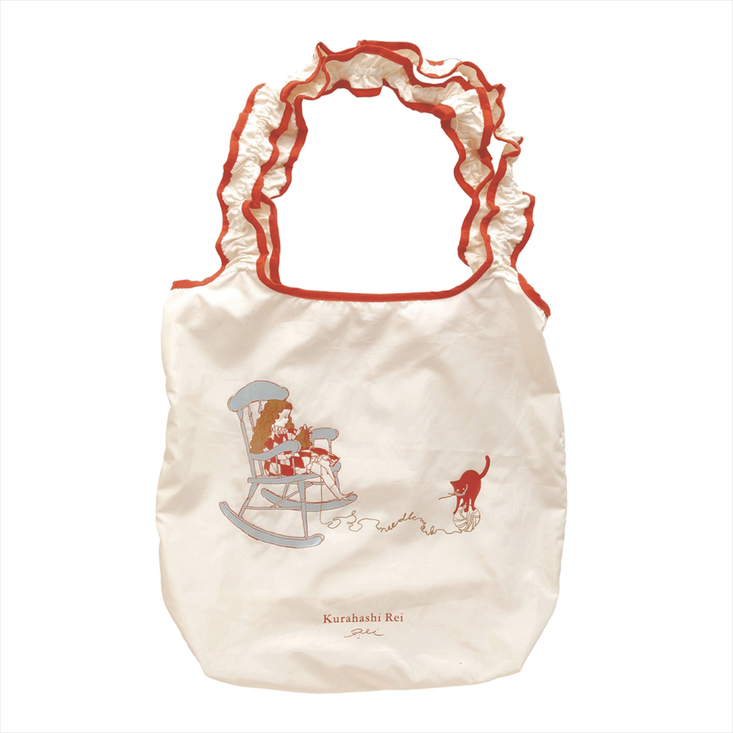 くらはしれい フリルエコバッグ - 画像2