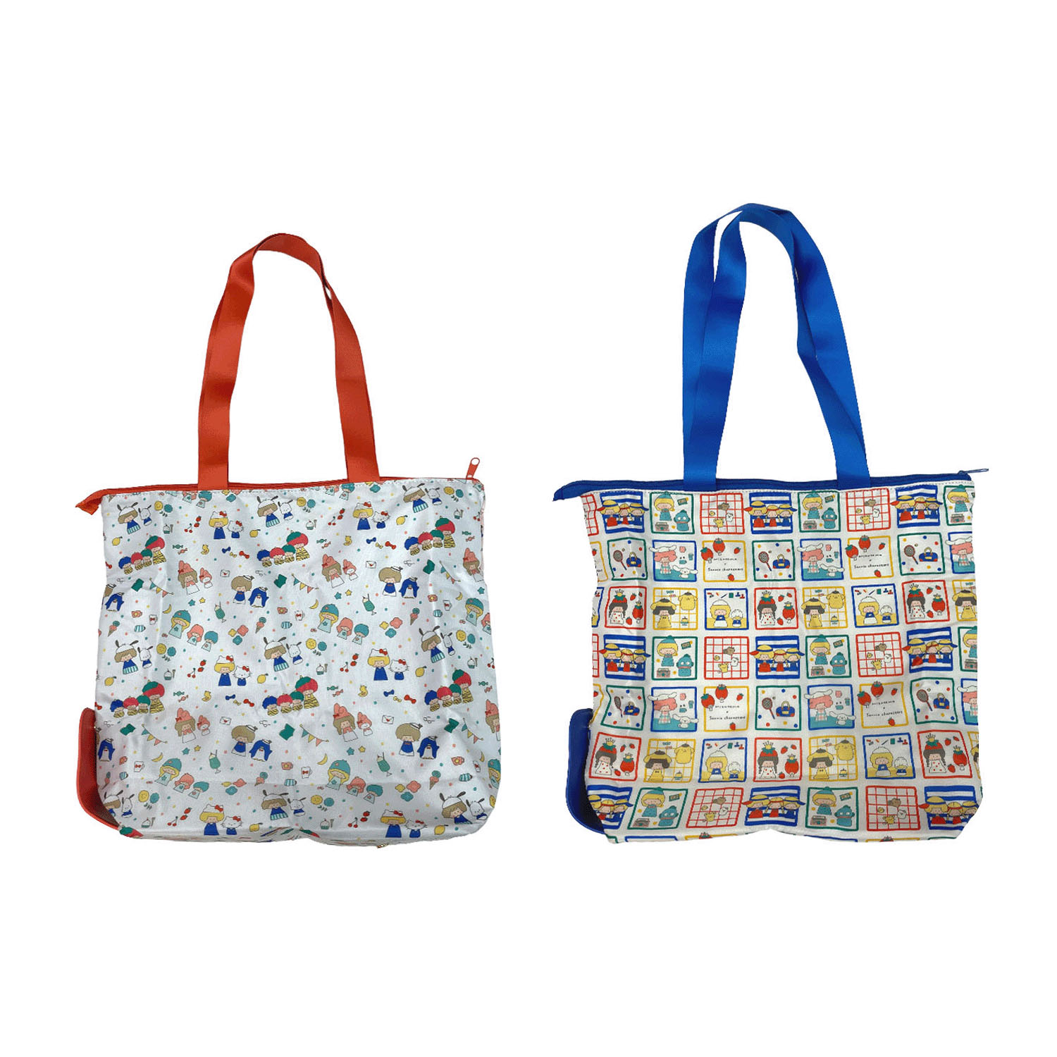 mizutama ×サンリオキャラクターズ 3ルームマチ付きエコバッグ - 画像1