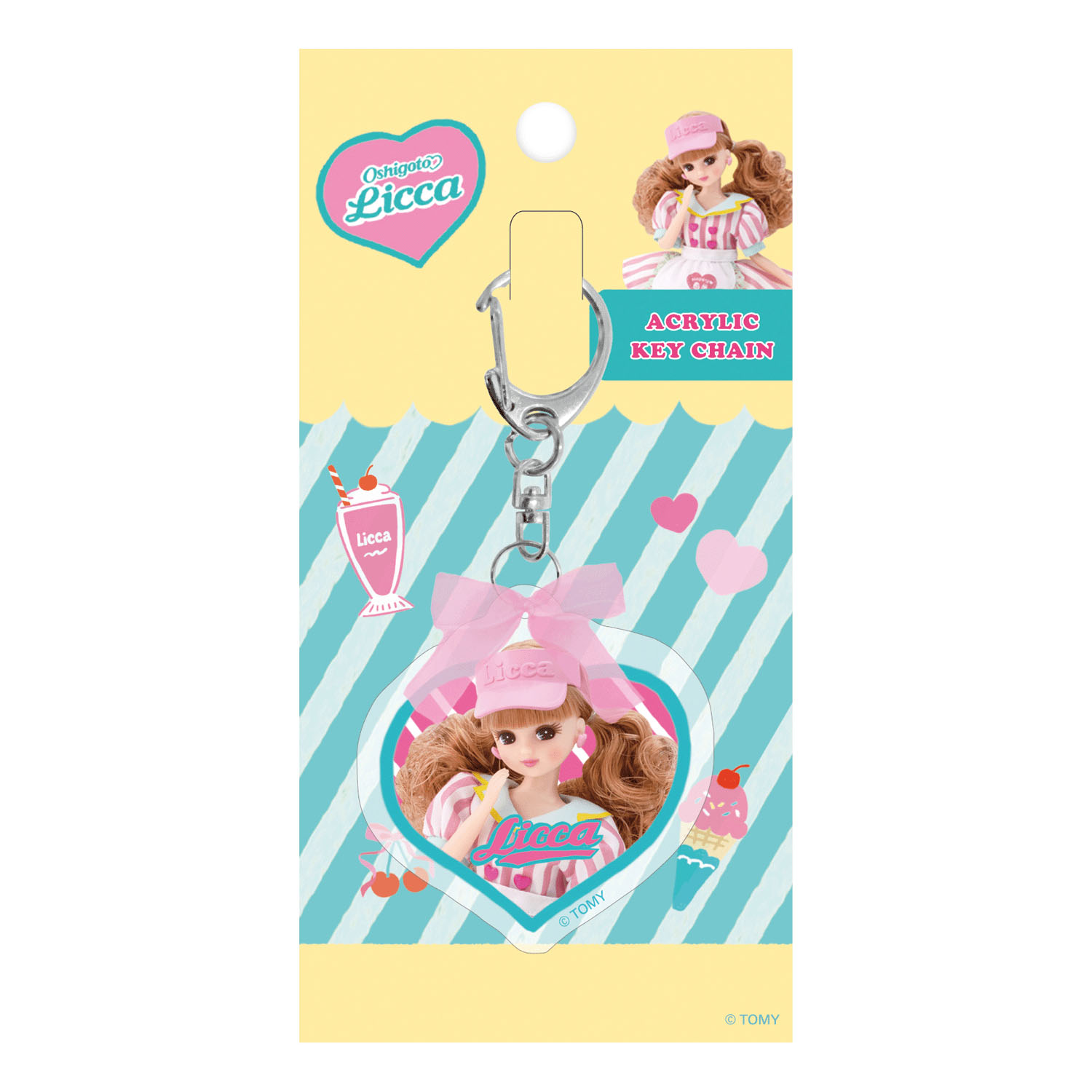 リカちゃん リボン付きアクリルキーホルダー - 画像2