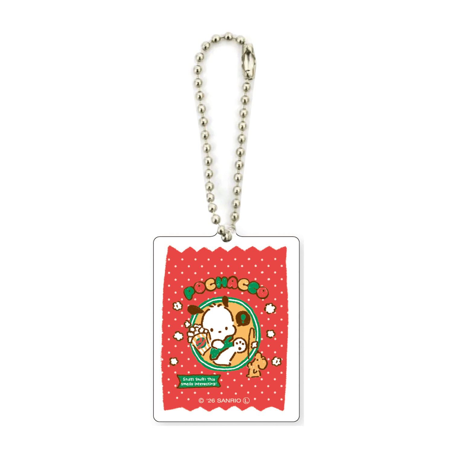 ポチャッコ  ボールチェーンアクリルキーホルダー  おやつパーティー - 画像2