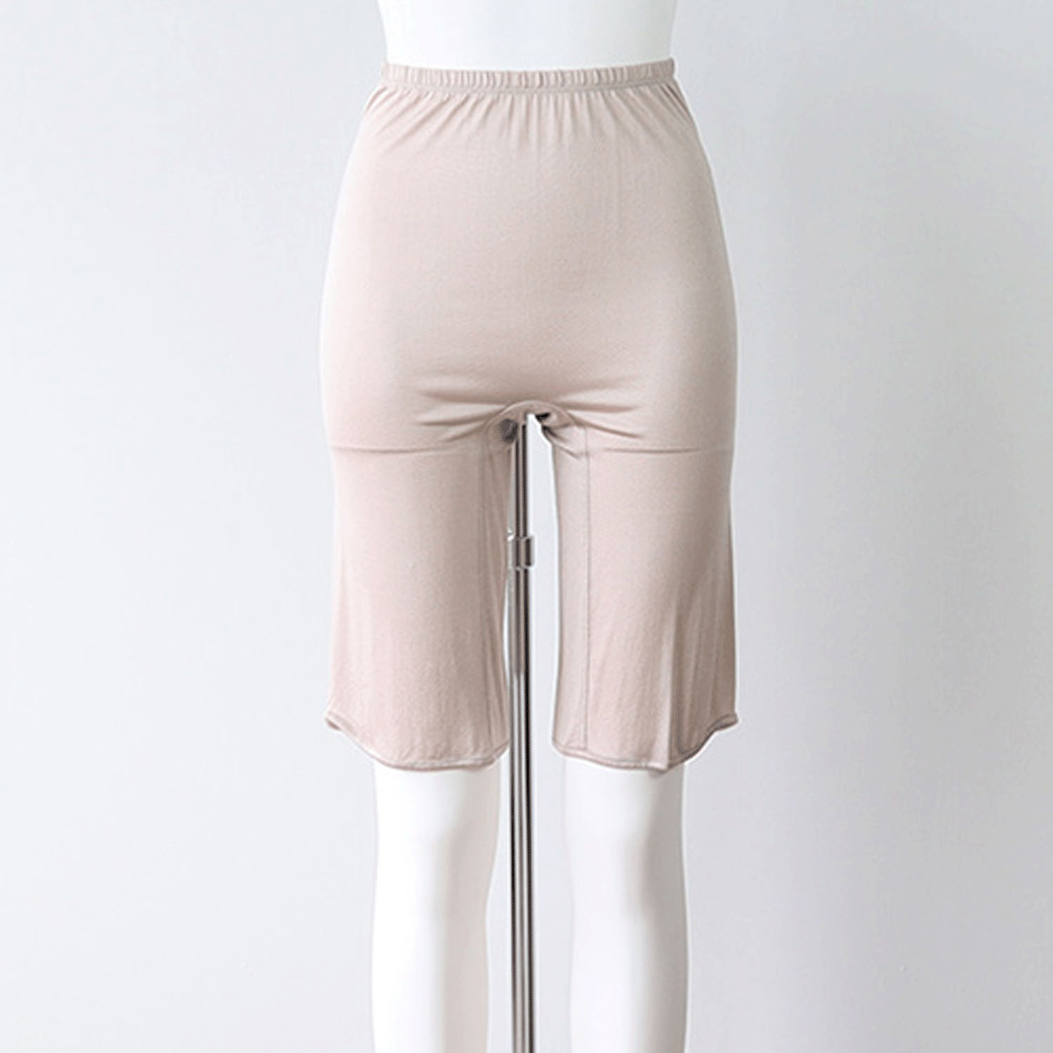 正絹シルク100％インナー 5分丈ボトム （天竺編み） - 画像4