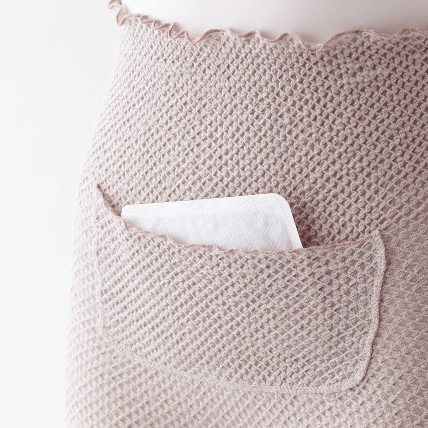 ポケット付腹巻パンツ L オールドライラック のびりら - 画像5