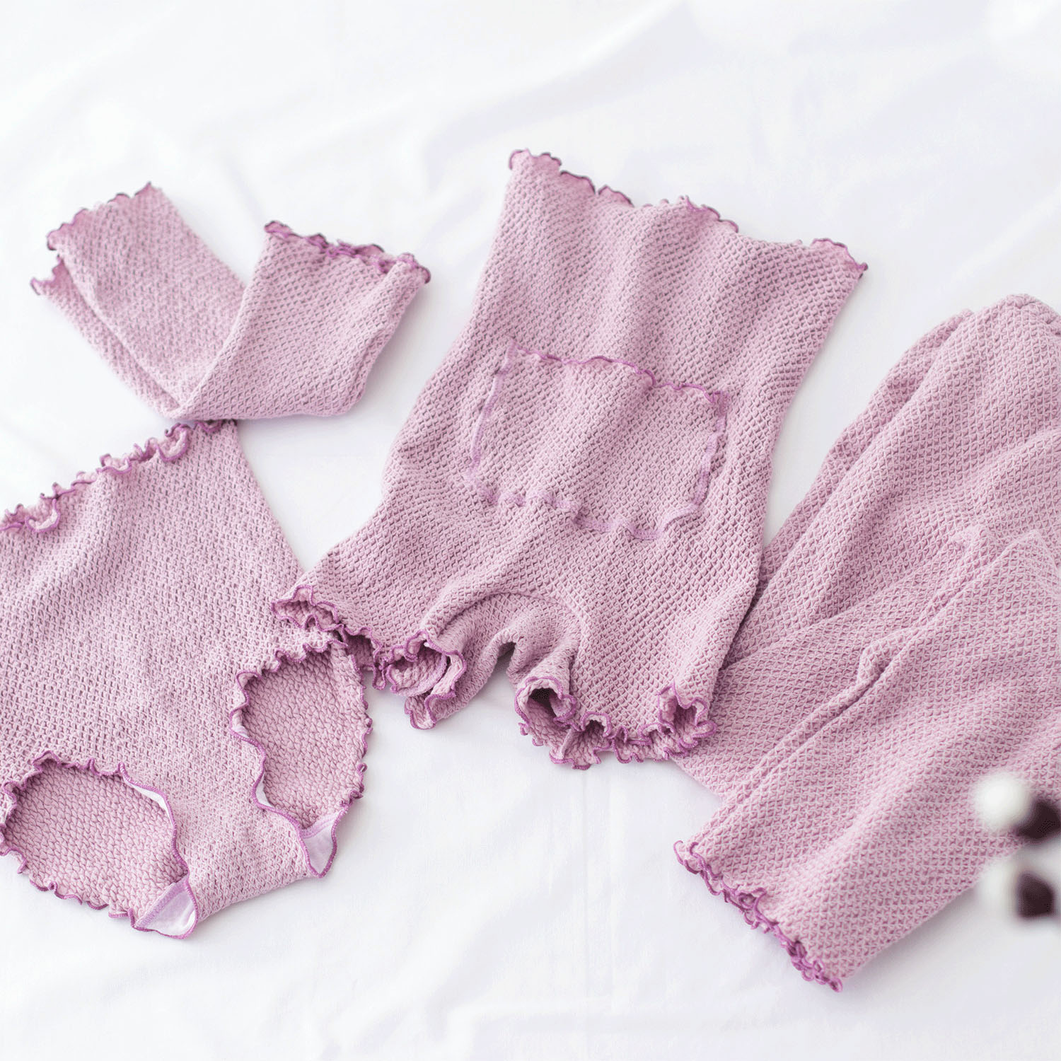 レッグ＆アームカバー オールドライラック のびりら - 画像3