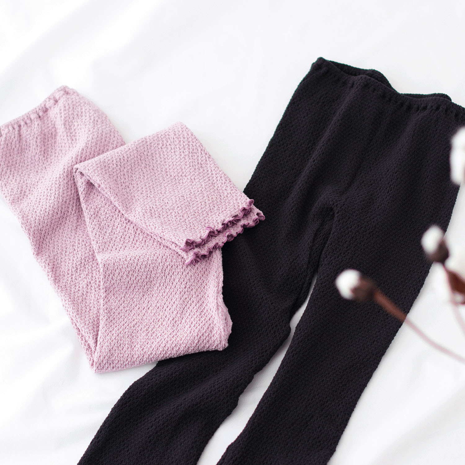 レギンス L オールドライラック のびりら - 画像5