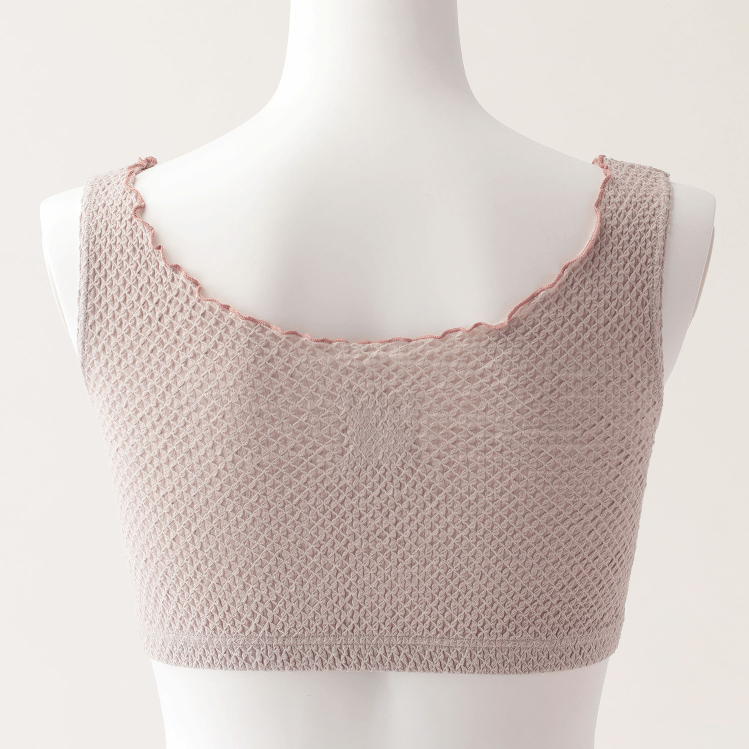 リラックスブラ M サンドベージュ のびりら - 画像2