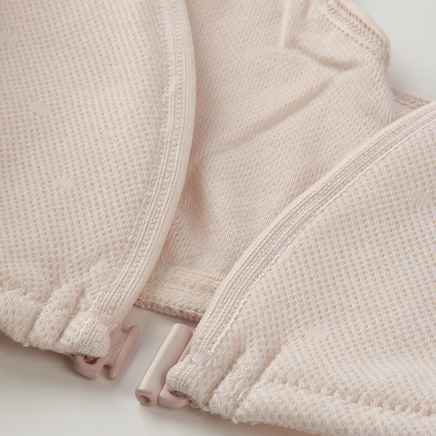 ［癒しの工房］ 綿100％水玉メッシュフロントホックブラ - 画像4