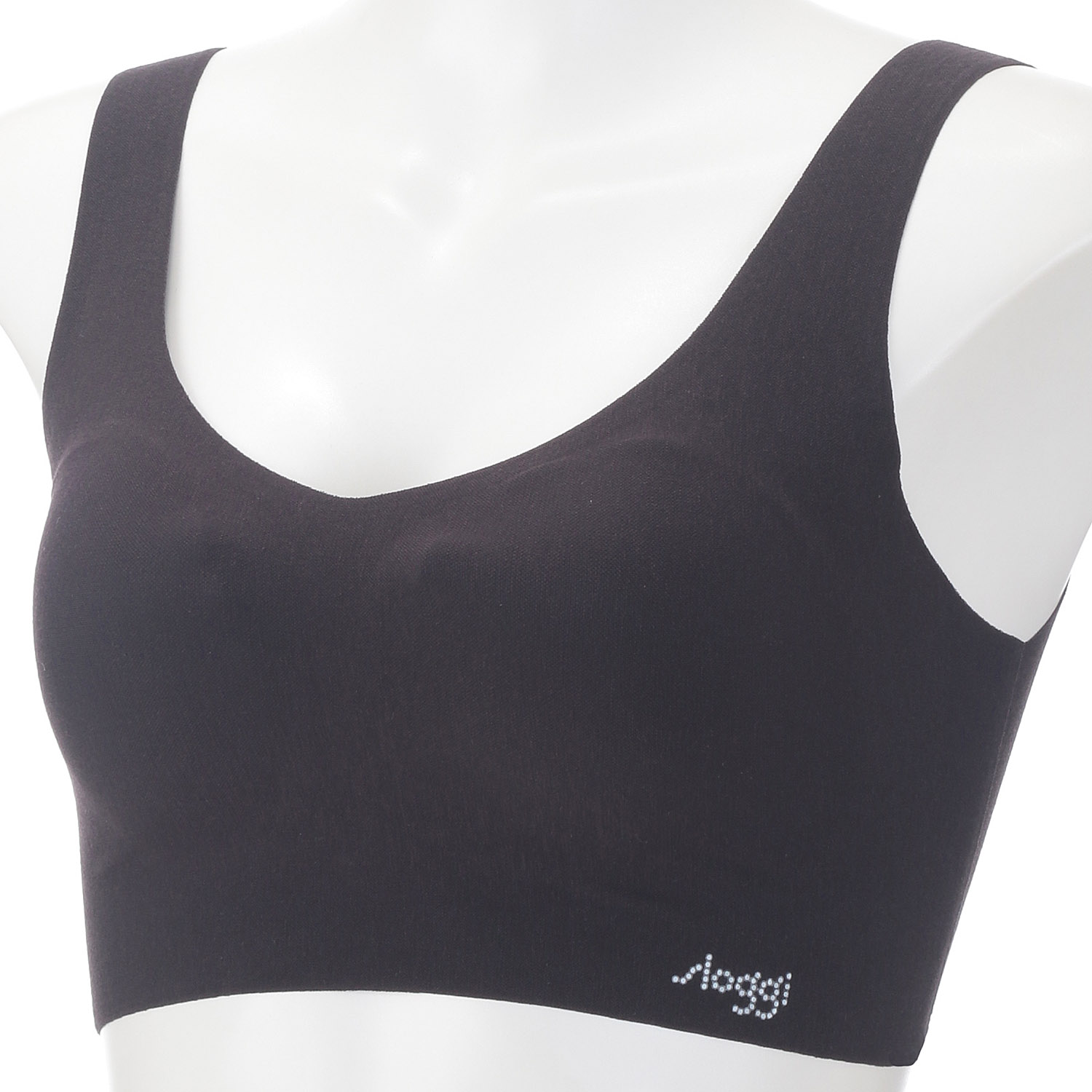 【お取り寄せ】スロギー ゼロ フィール 綿混 ハーフトップブラ - 画像1