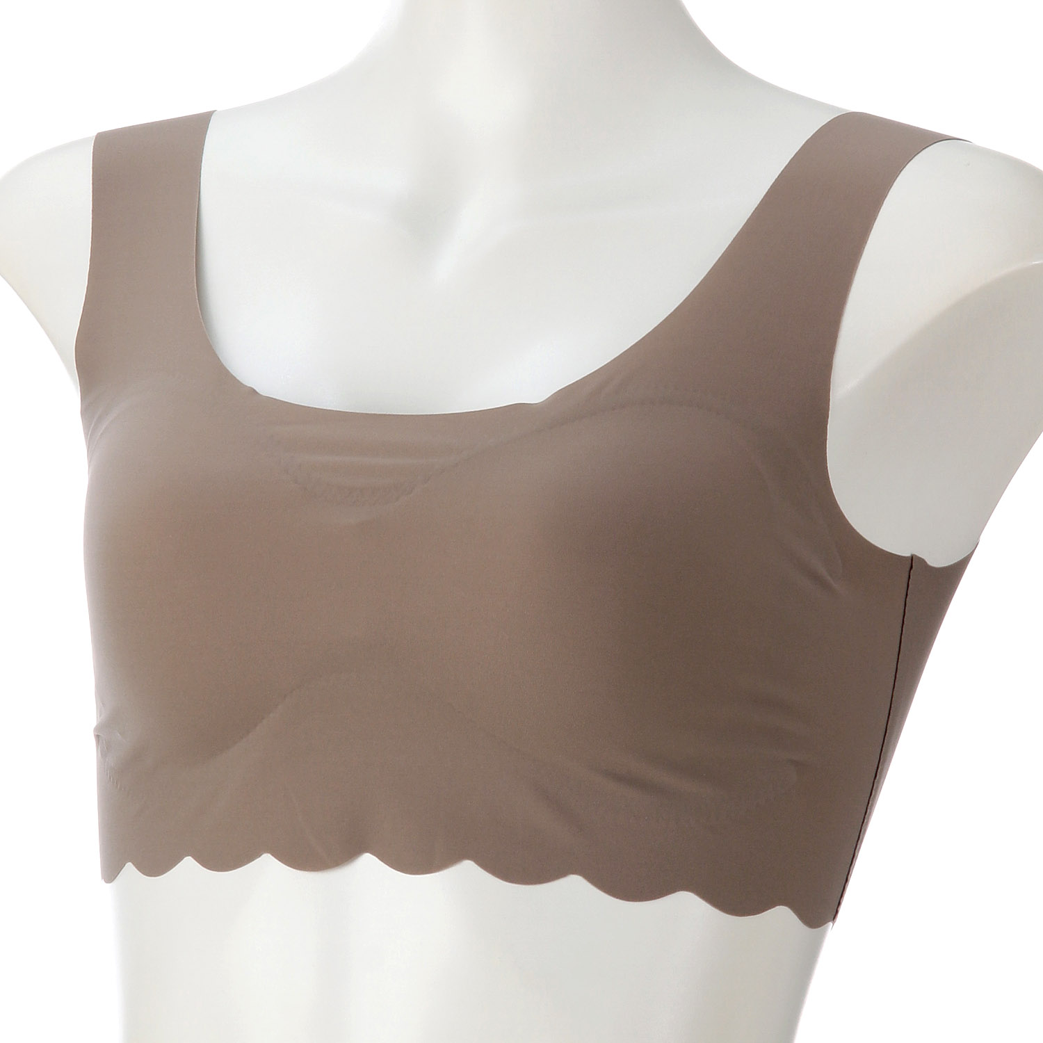 GUNZE Tuche 縫い目ゼロハーフトップ - 画像3