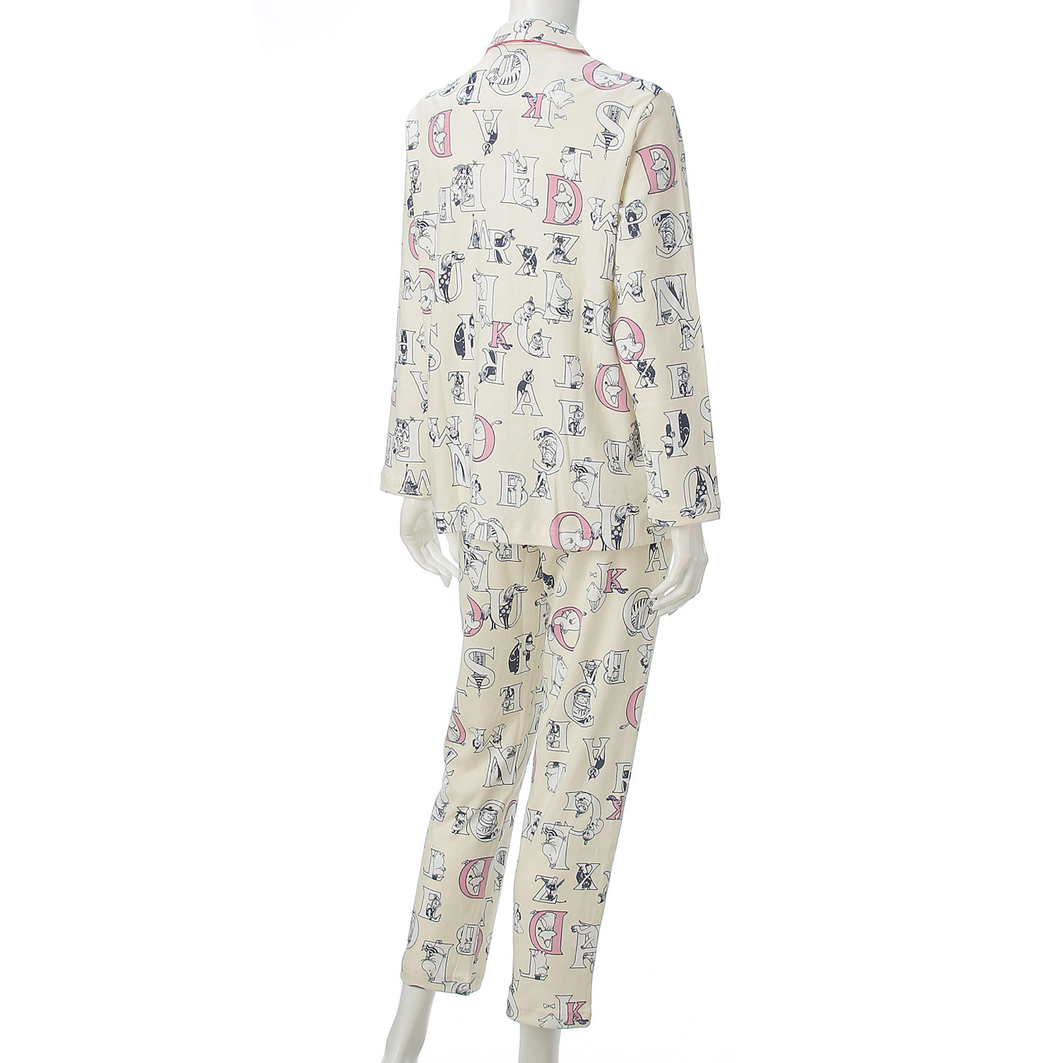 MOOMIN ムーミン×Amour アムール プリントスムースパジャマ - 画像3