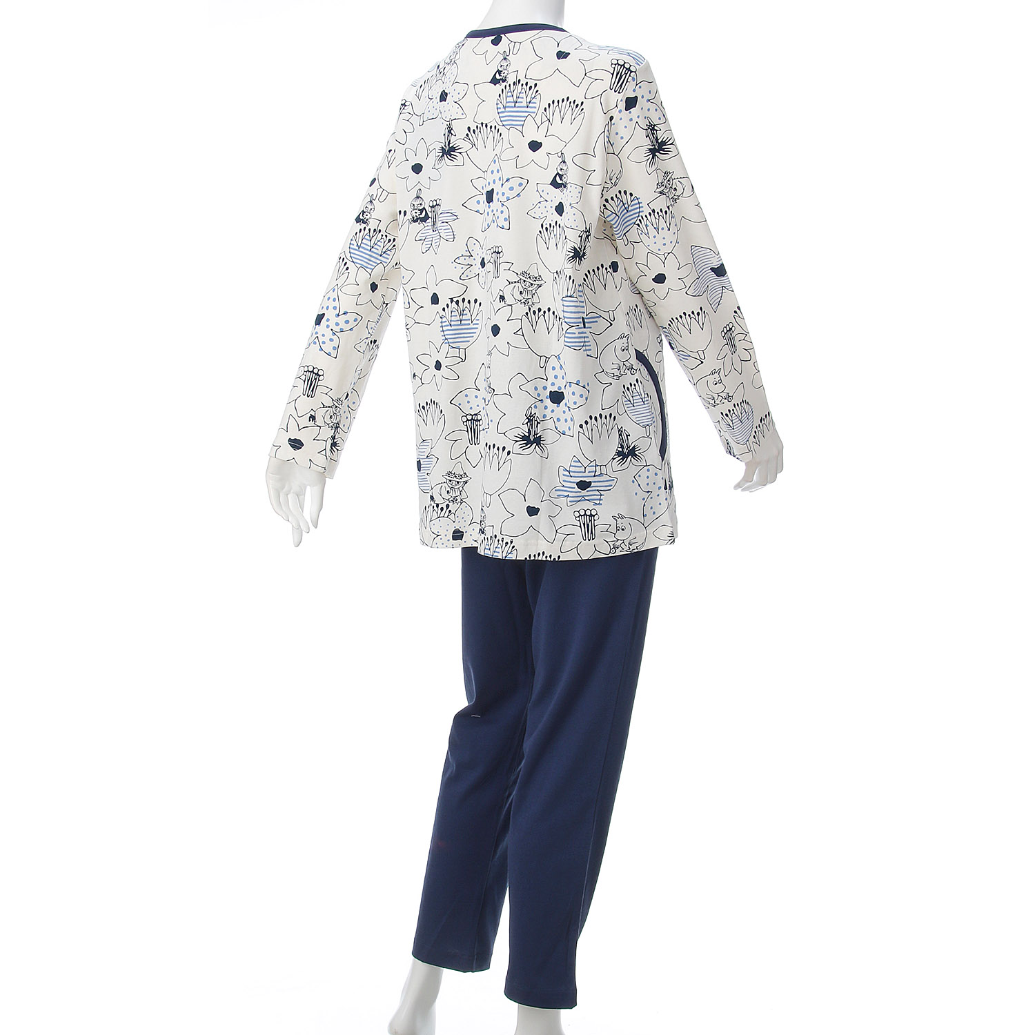 Amour×MOOMIN （ムーミン）スムース プリントレディース パジャマ - 画像4