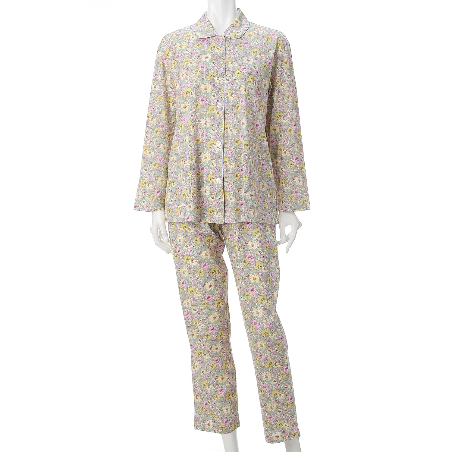 リバティ 天竺プリント レディース パジャマ - 画像2