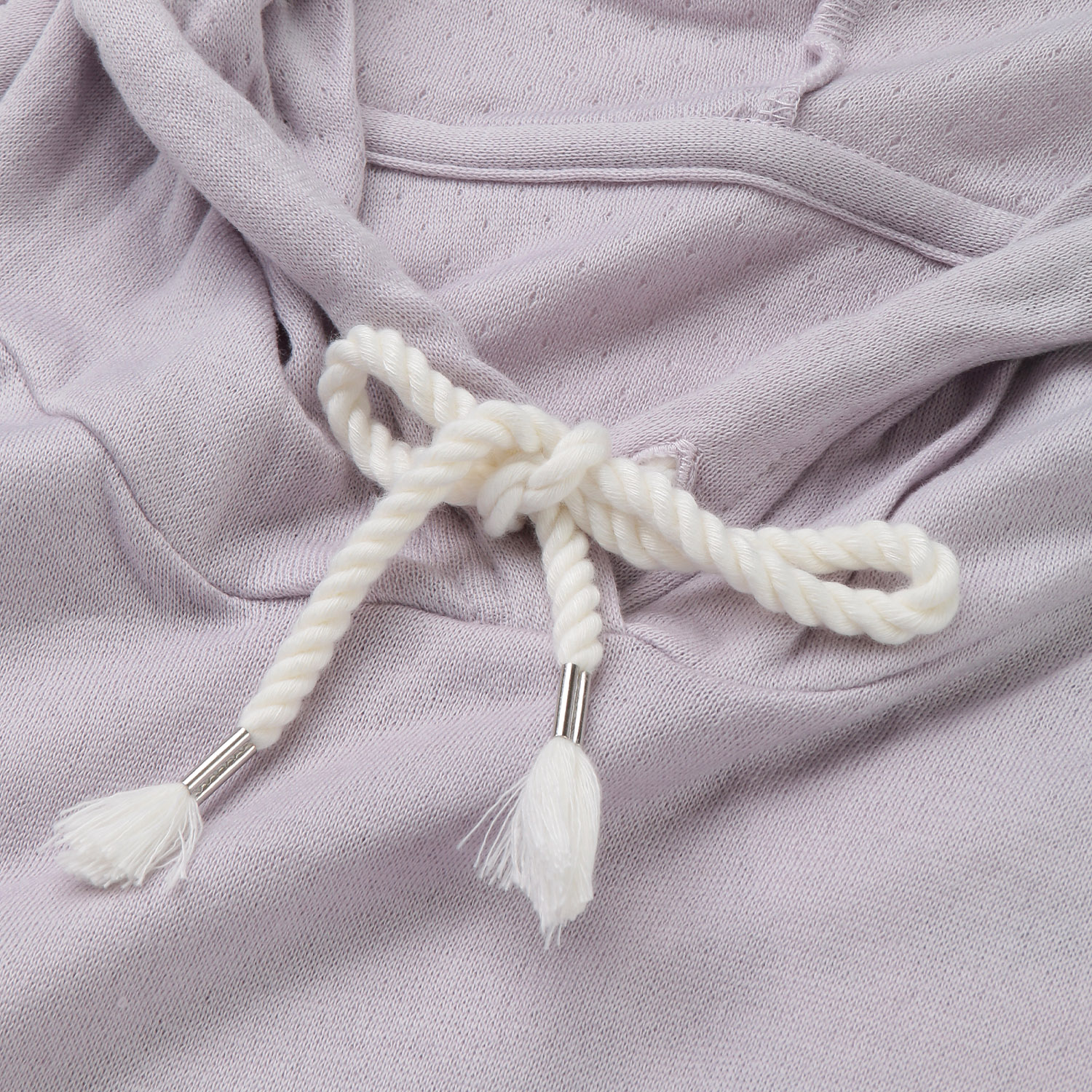 婦人 エア－かおる 和歌山ガーゼニット フードワンピース - 画像6