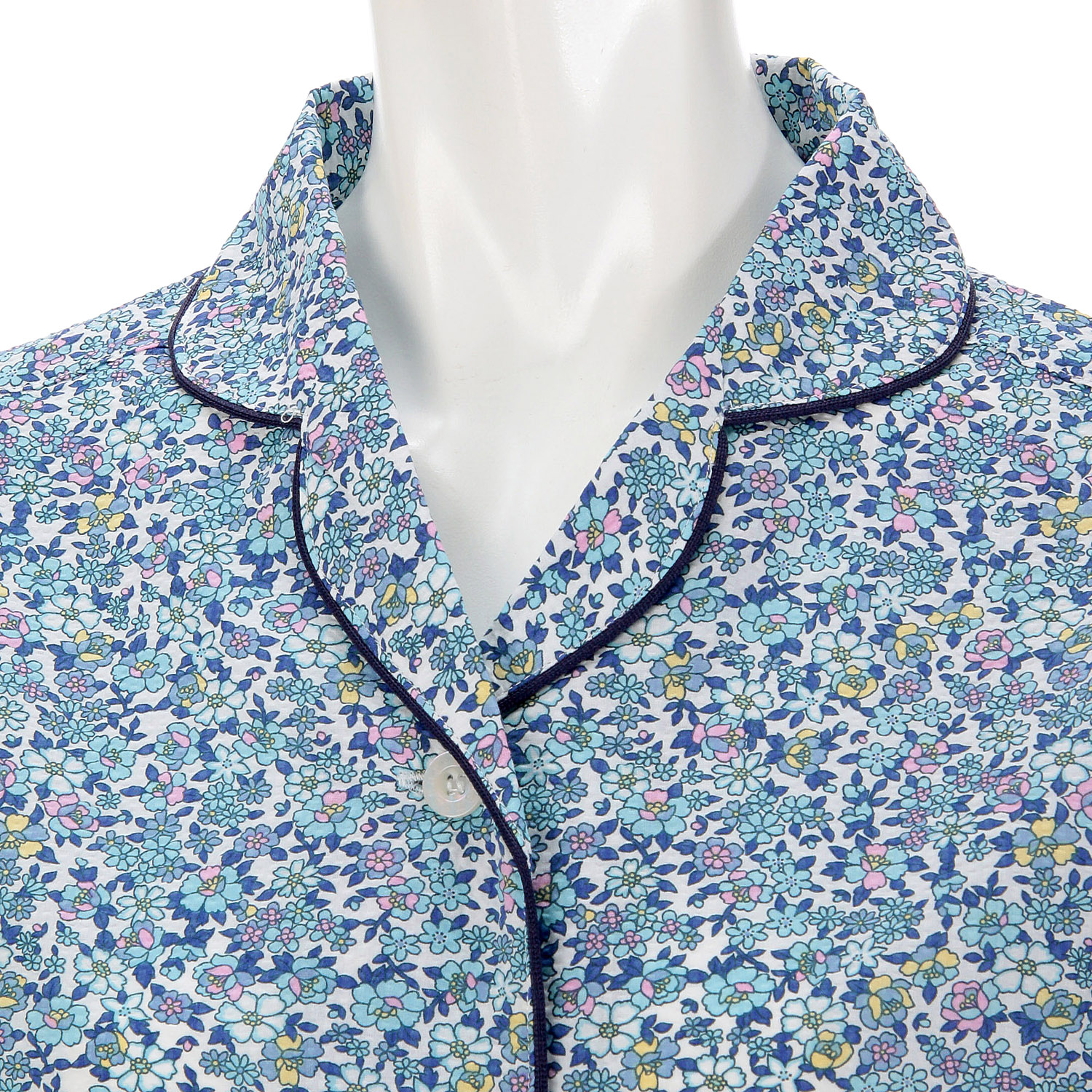 Golden Bear リップル フラワープリント テーラーパジャマ - 画像3