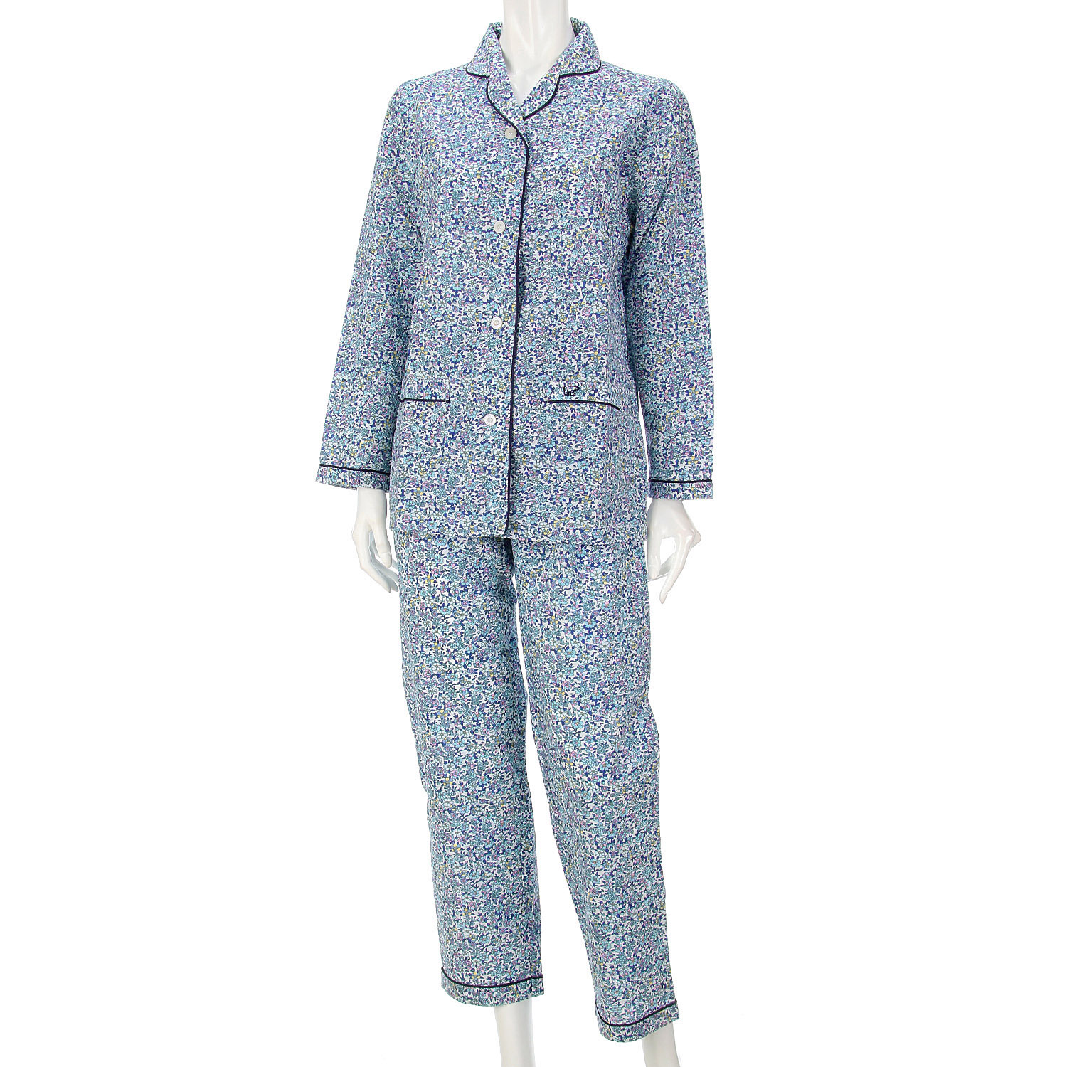 Golden Bear リップル フラワープリント テーラーパジャマ - 画像1