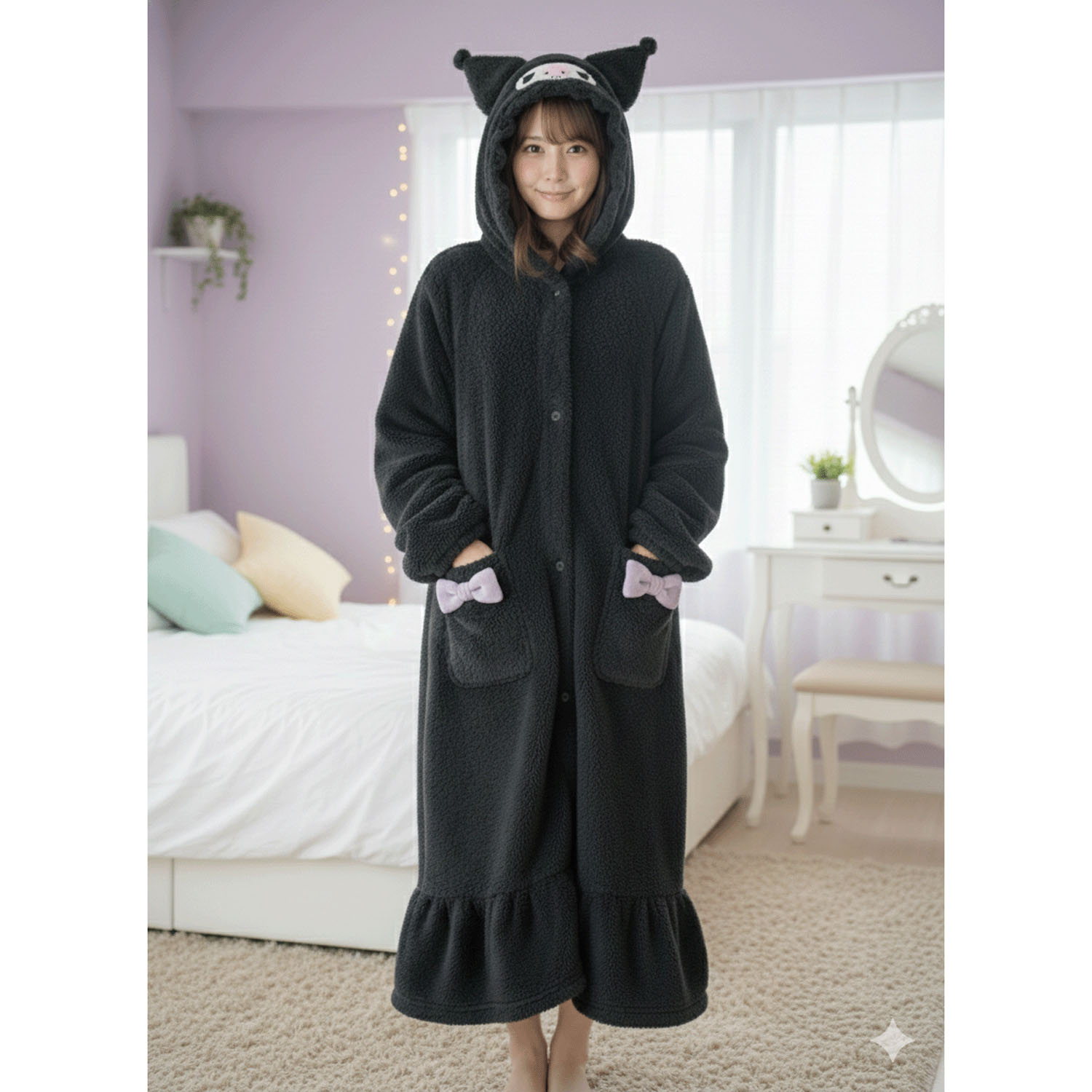 クロミ 両面ボア着る毛布 - 画像1