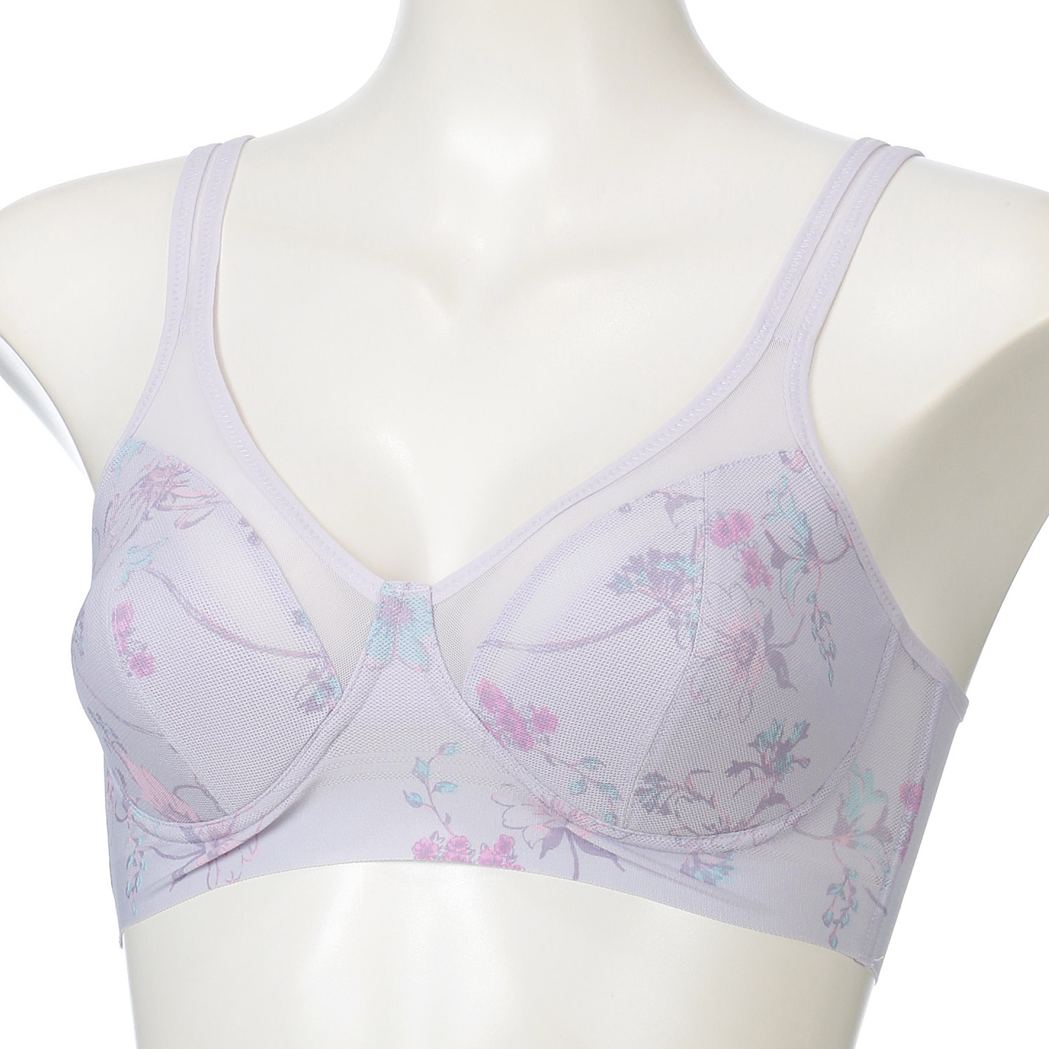 BVD 涼ブラ 花柄プリントハーフトップM／L - 画像3