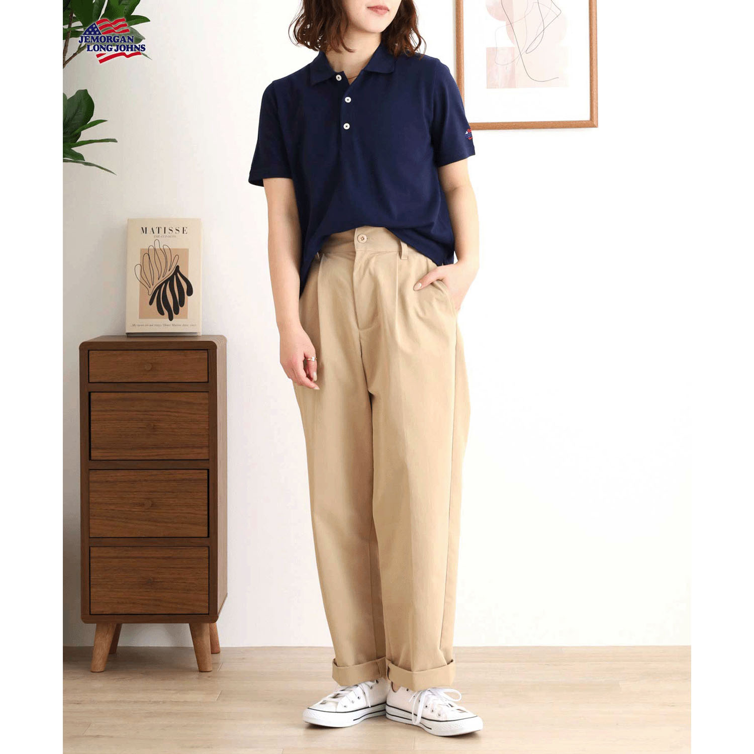 【JEMORGAN LONG JOHNS】 カノコミニポロシャツ - 画像17