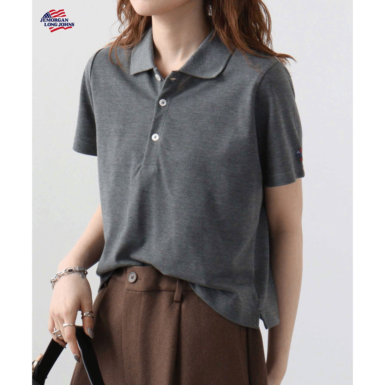 【JEMORGAN LONG JOHNS】 カノコミニポロシャツ - 画像5