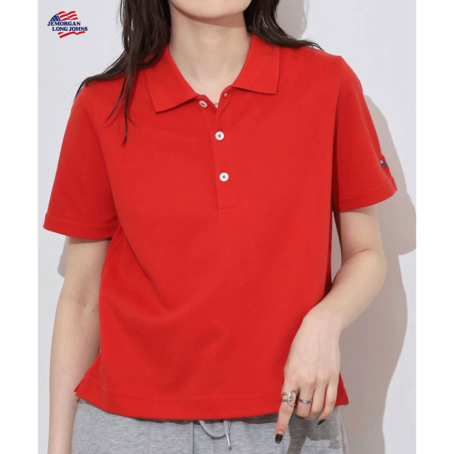 【JEMORGAN LONG JOHNS】 カノコミニポロシャツ - 画像10