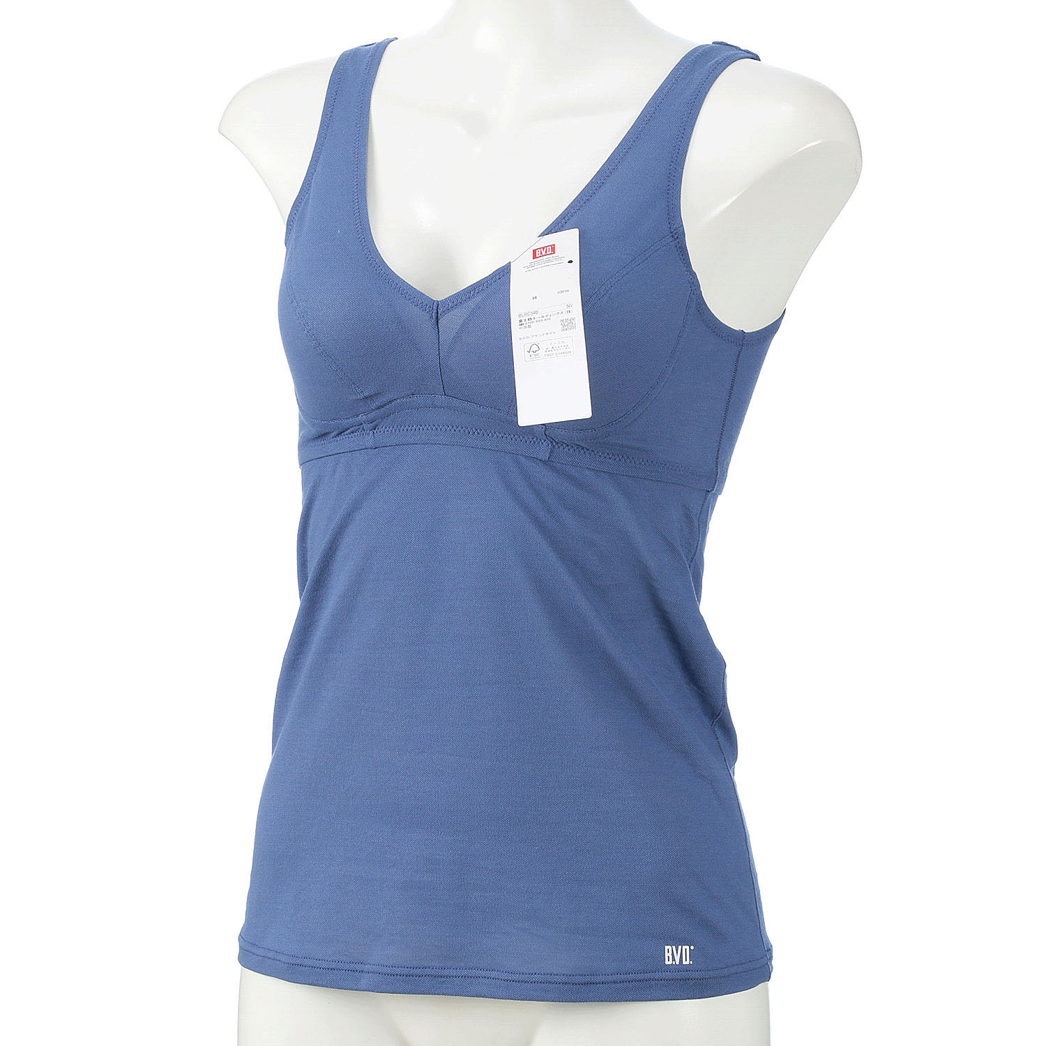 綿100％涼軽タンクトップ LL - 画像2