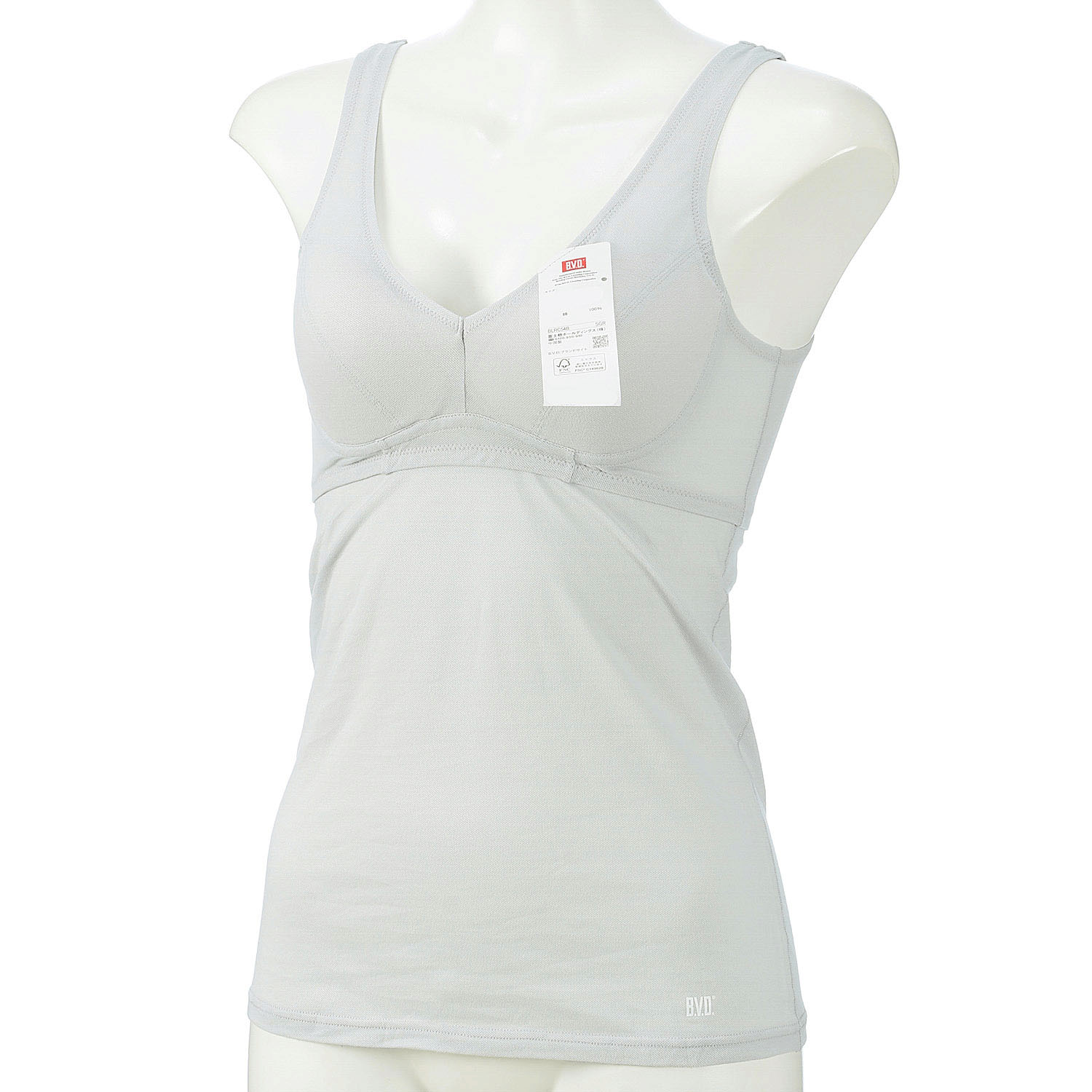 綿100％涼軽タンクトップ LL - 画像1