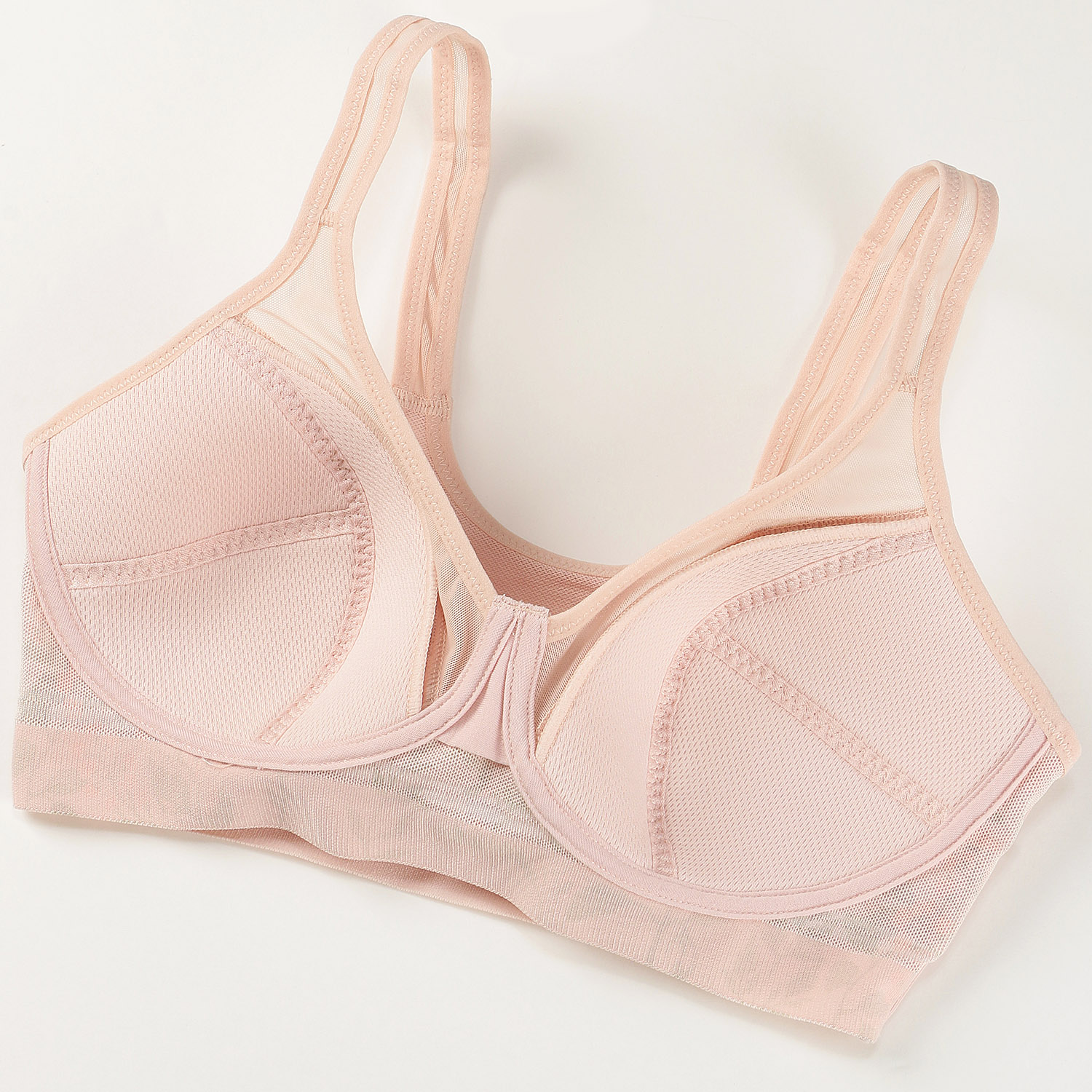 BVD涼ブラ花柄プリントハーフトップM／L - 画像5