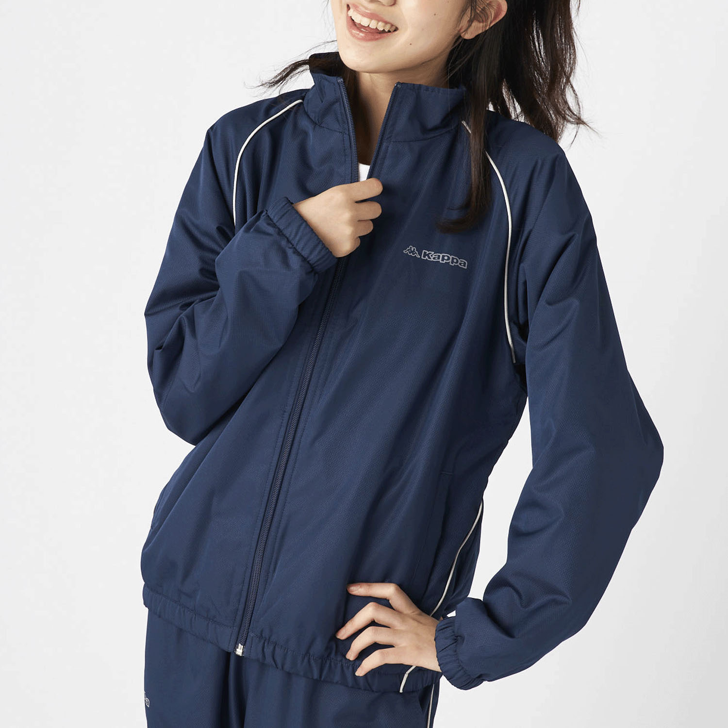 Kappa 婦人裏フリースウィンドウジップジャケット - 画像18