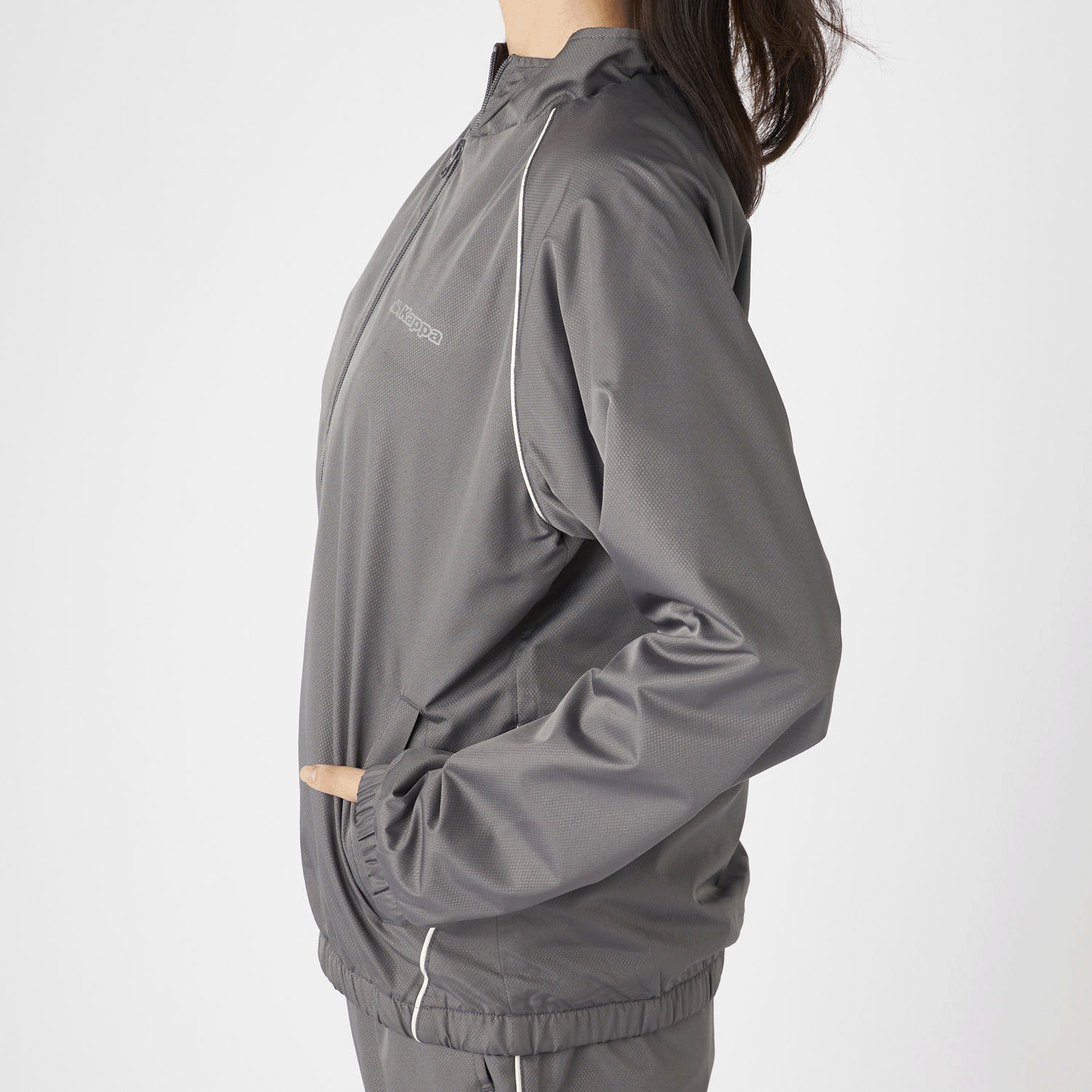 Kappa 婦人裏フリースウィンドウジップジャケット - 画像3