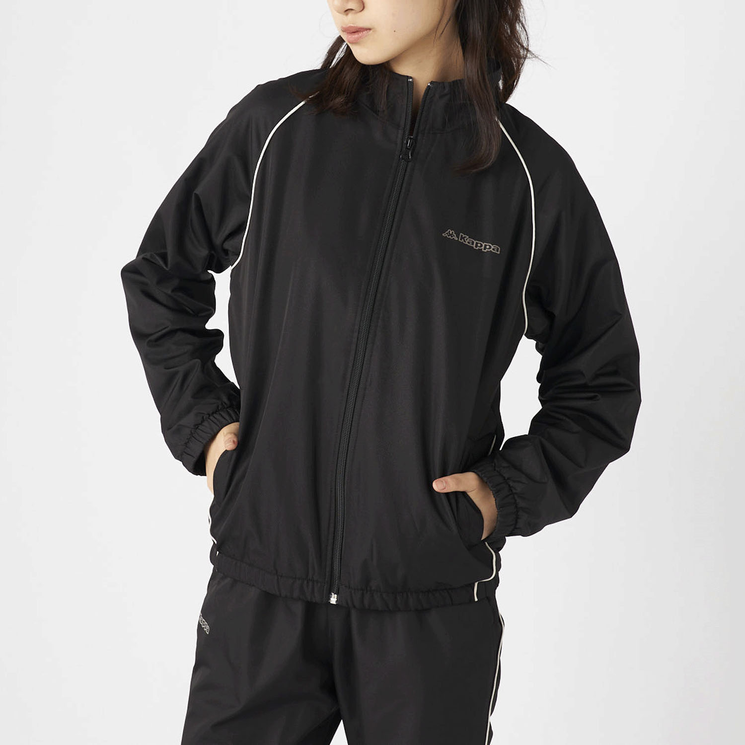 Kappa 婦人裏フリースウィンドウジップジャケット - 画像6