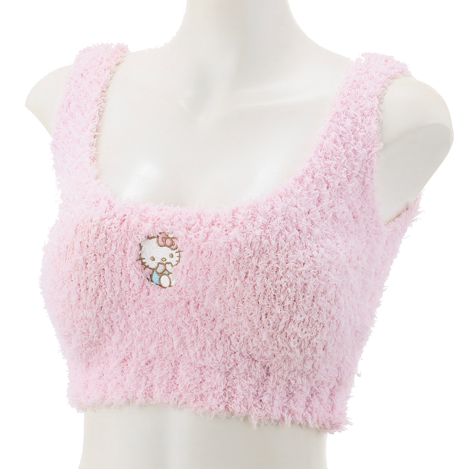 ふわふわインナー キティーハーフトップ（パッド入り） - 画像1